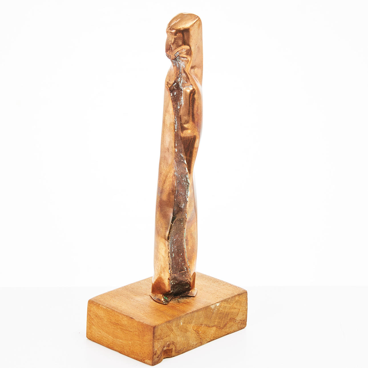 OIDENTIFIERAD KONSTNÄR. Without title, signed K aJ, bronze, foundry mark Herman Bergman, height 24 cm.
