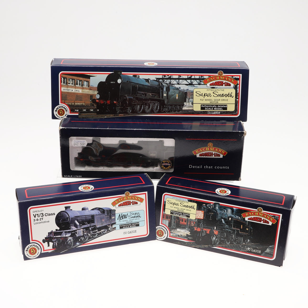 LOCOMOTORAS CAJAS BACHMANN - CALIBRE 00.