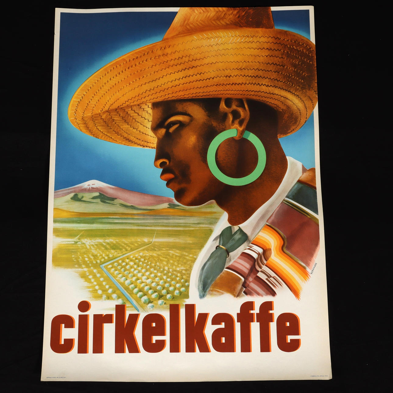 HARRY BERNMARK. CARTEL PUBLICITARIO, "Círculo de Café".