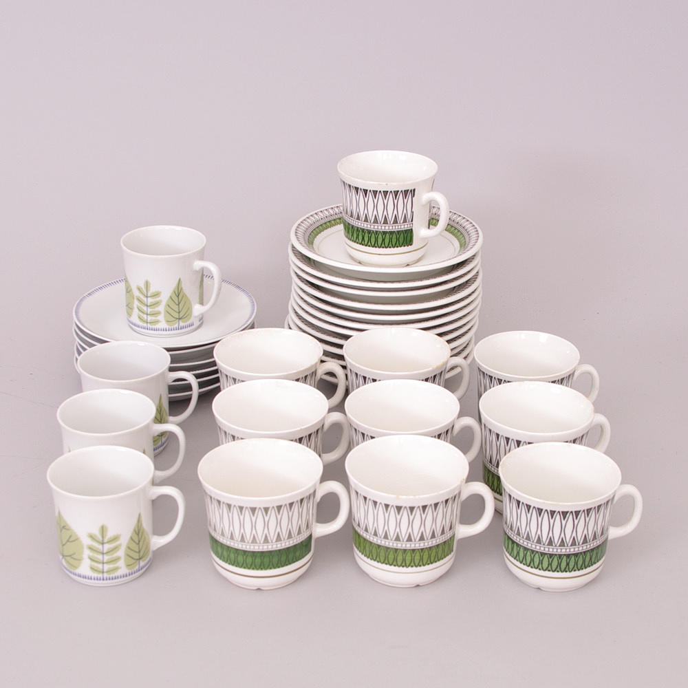 KAFFESERVISDELAR, "Mexico" samt "sylvia", Uppsala-Ekeby.