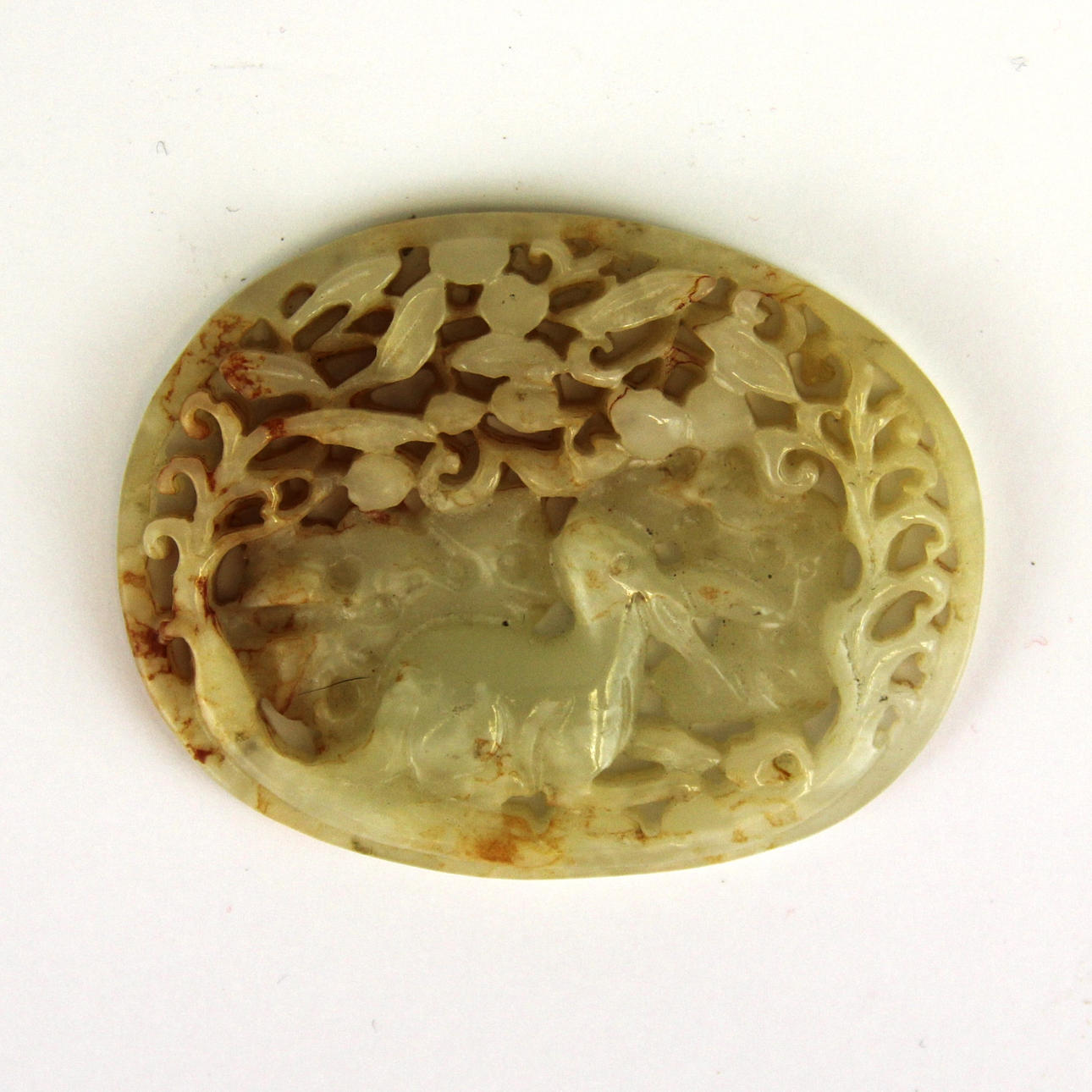 PANEL DE JADE GRASO DE CORDERO CHINO.