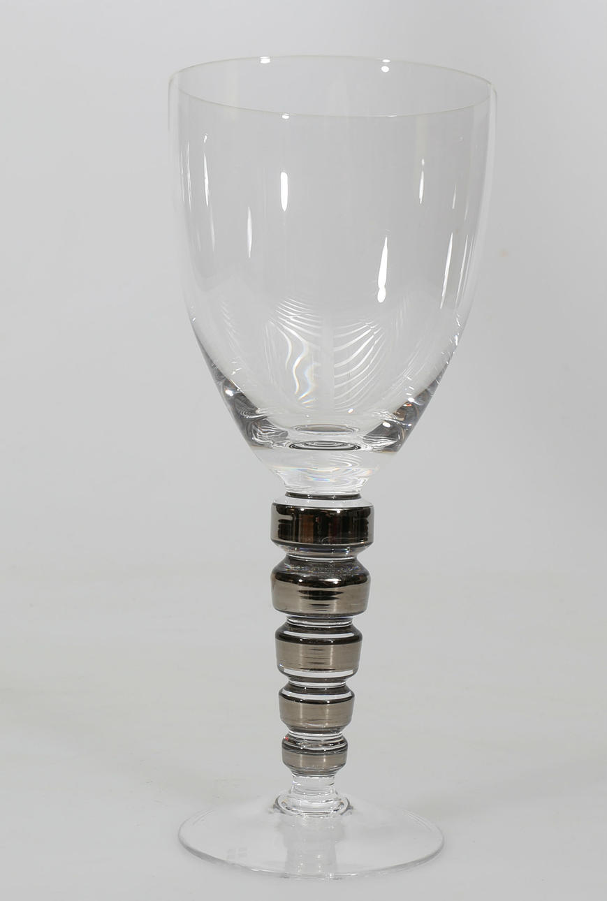 VINGLAS, glas, 12 stycken, Fyrklövern, 1900-talets fjärde kvartal.