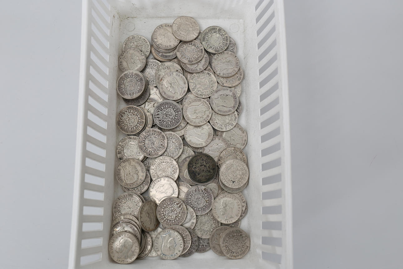 MYNT, 1-kronor, före 1942, 132 stycken.