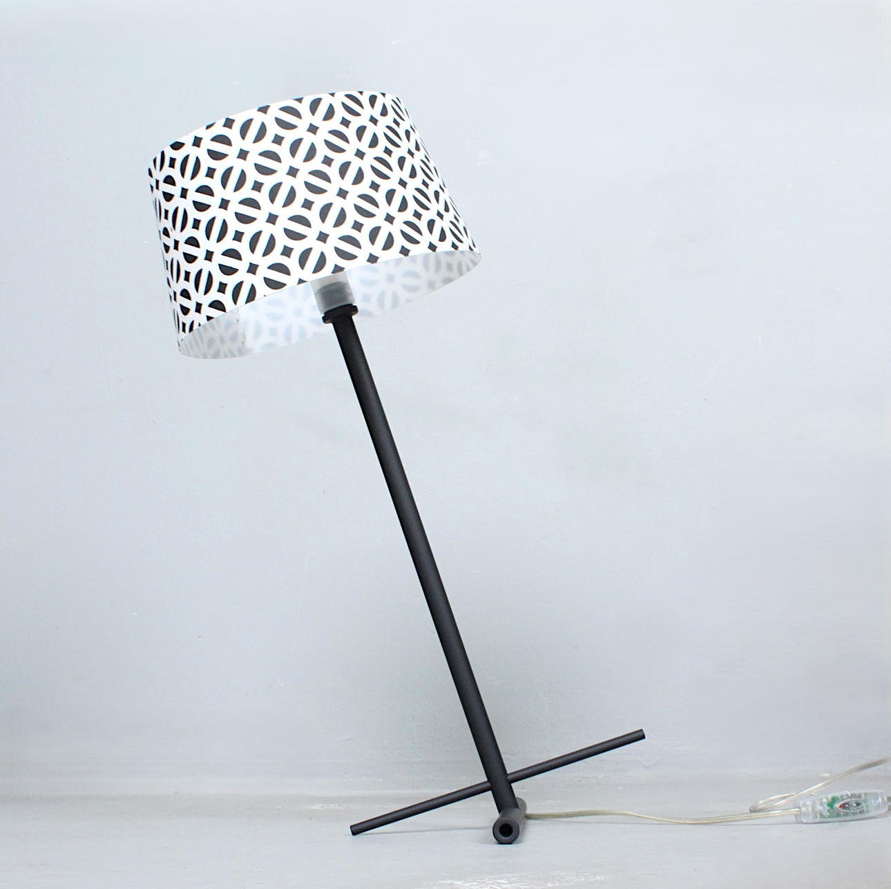 SERIAL LIGHTING. Design: Gwen Floyd, table lamp, 'Slant Table model'.