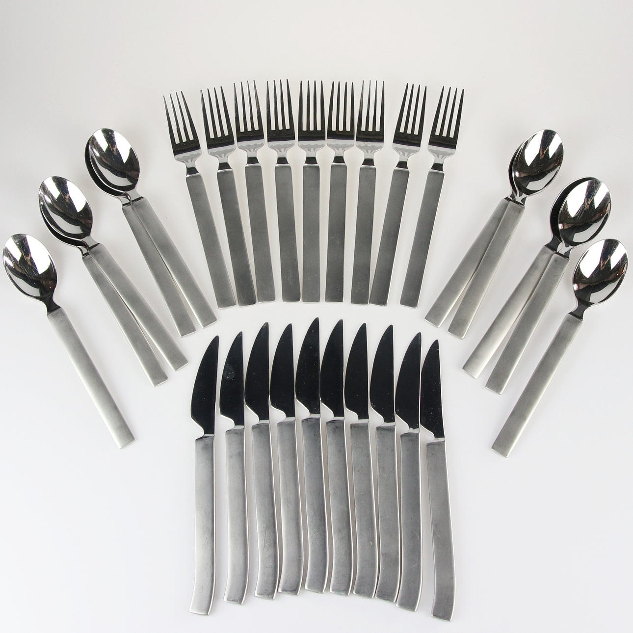 BESTIKSÆT, 29 dele, rustfrit stål, "Zenit soft" Boda Nova.