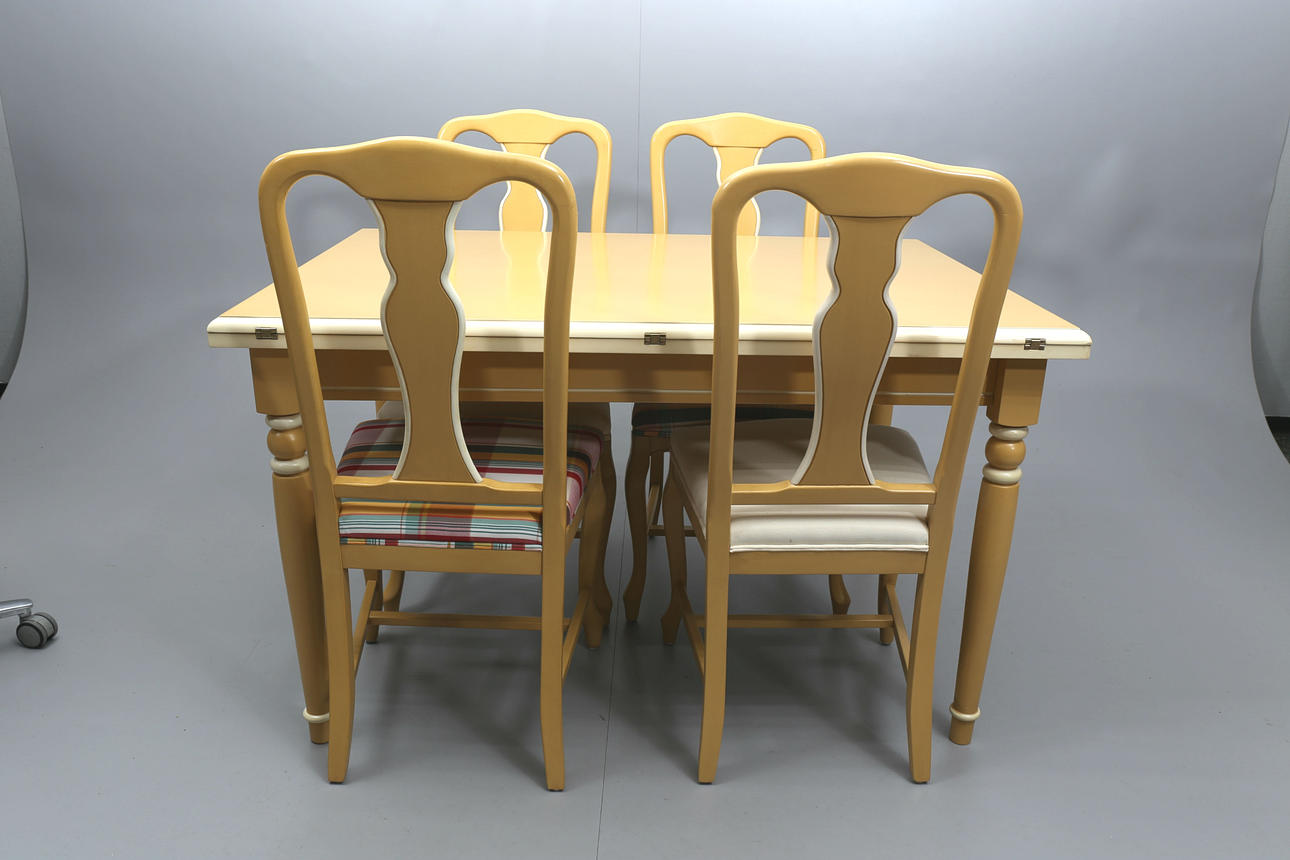 MATRUMSMÖBEL, 5 delar, Villeroy & Boch, rokokostil, 1900-talets sista kvartal.