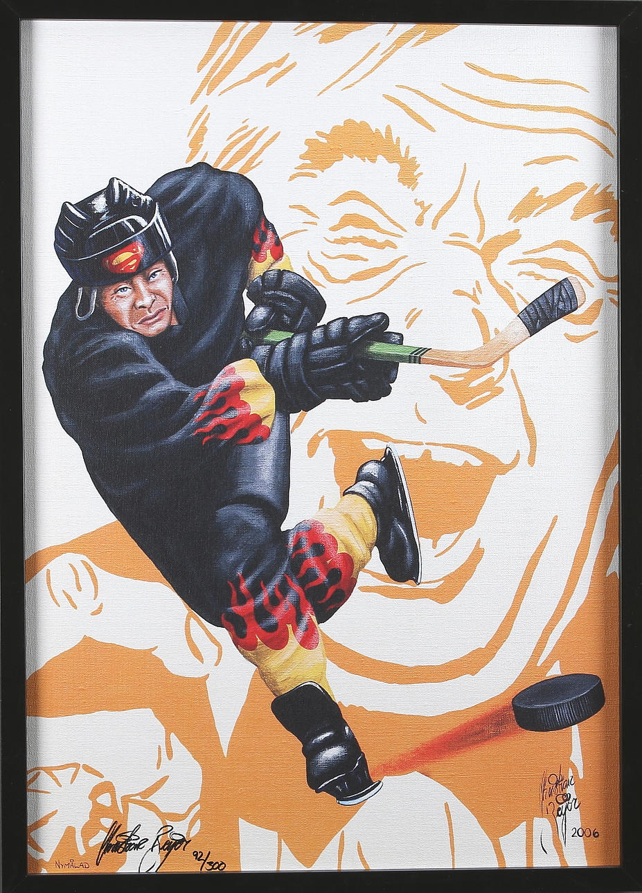 CHRISTIAN BEIJER. "Nymålad", serigrafi på canvas, signerad och numrerad 92/300. 2000-tal.