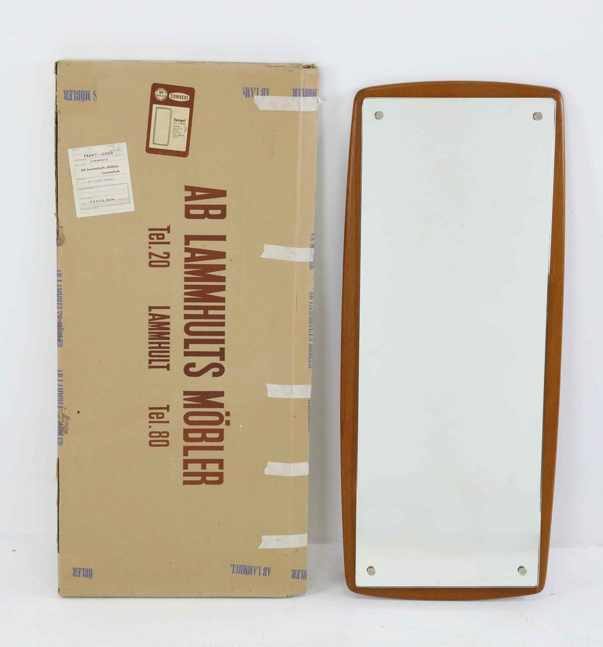 SPEJL, teaktræ, Lammhults møbler, 1950'erne.
