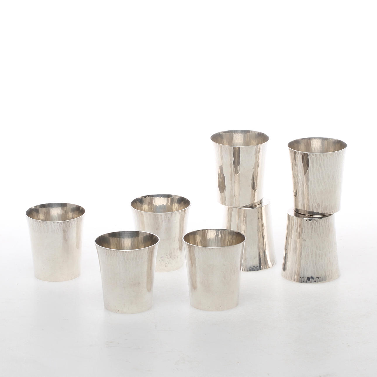 BÄGARE, 6 st, sterlingsilver, MEMA, 1967.