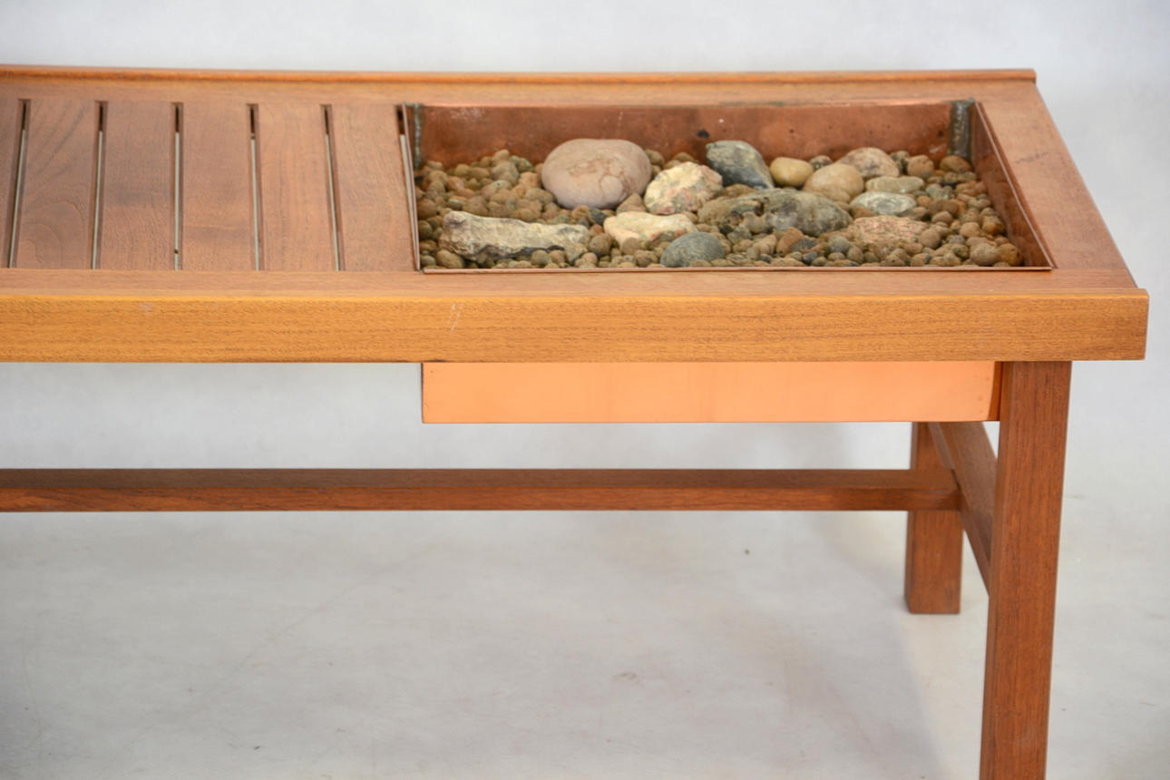 BLOMBORD, teak, 1960/70-tal.