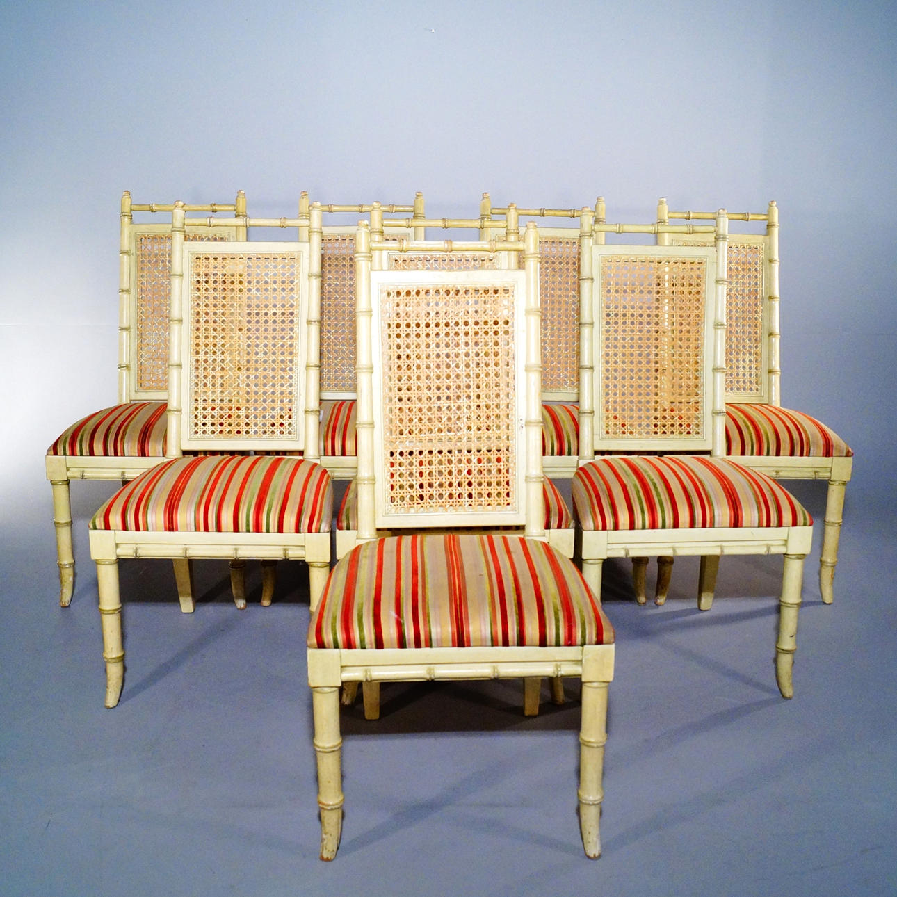 STÜHLE, 8 Stück, amerikanische Möbel.