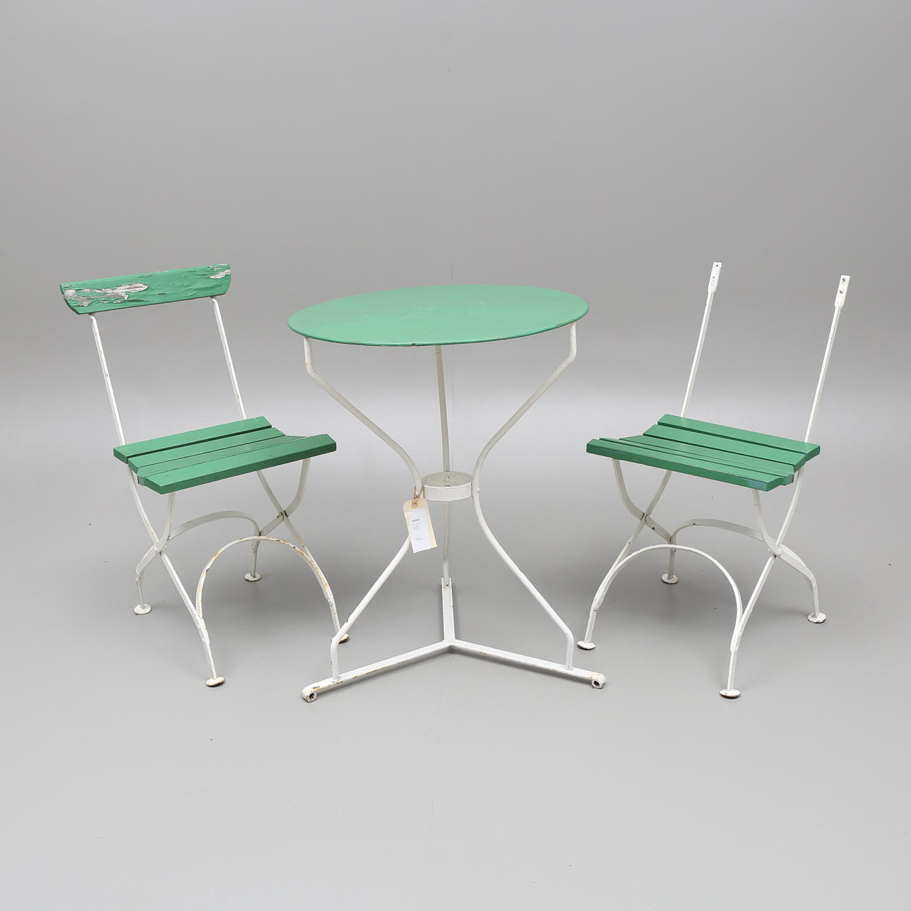 TRÄDGÅRDSGRUPP, 3 delar, Wedevågs bruk, 1900-talets första hälft.