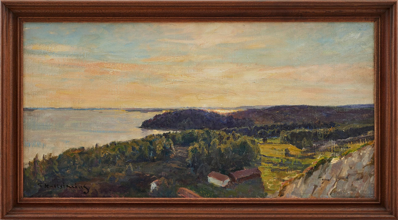 GOTTFRID KALLSTENIUS. Kolmårdens Marmorsteinbruch bei Bråviken.