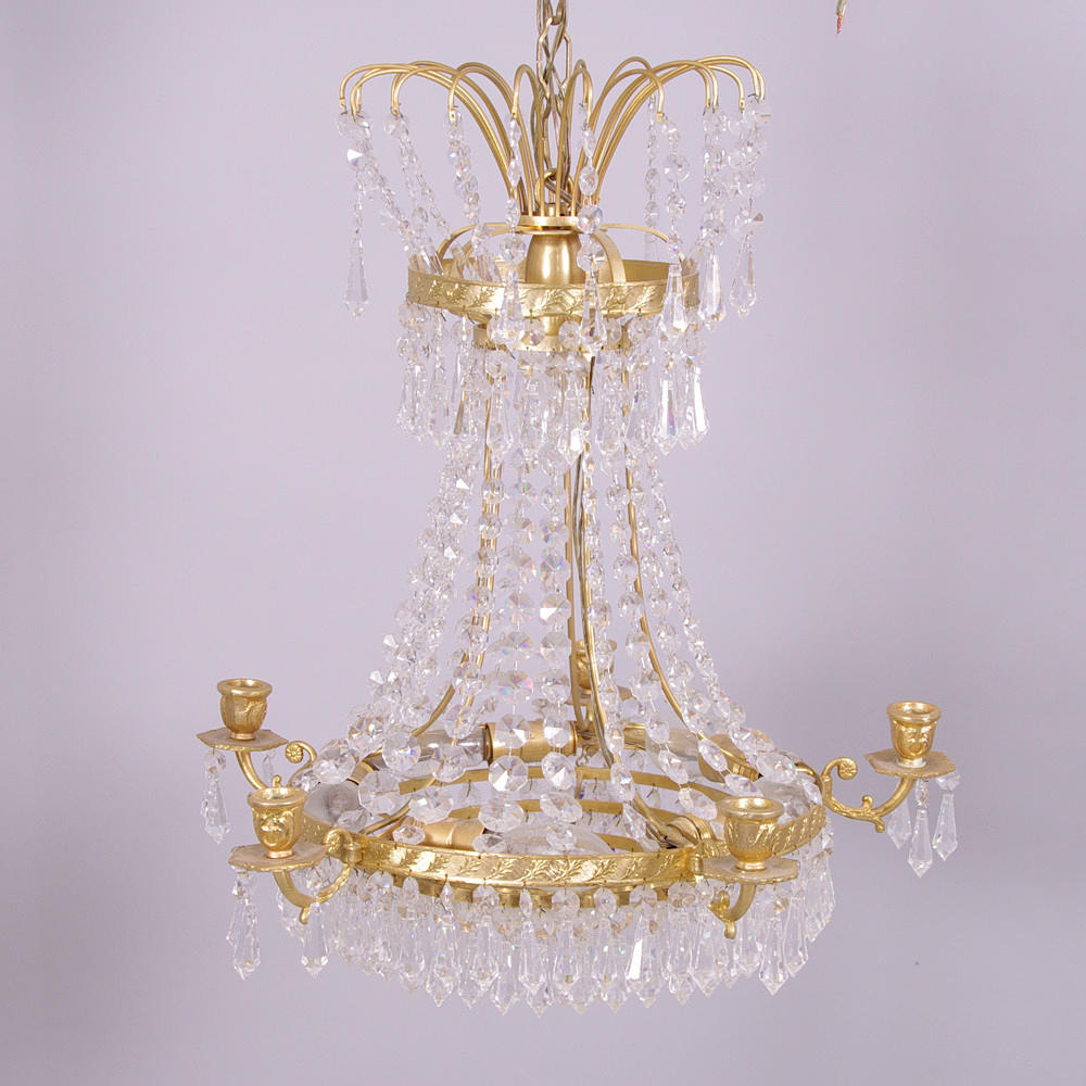 LJUSKRONA, gustaviansk stil, sent 1900-tal.