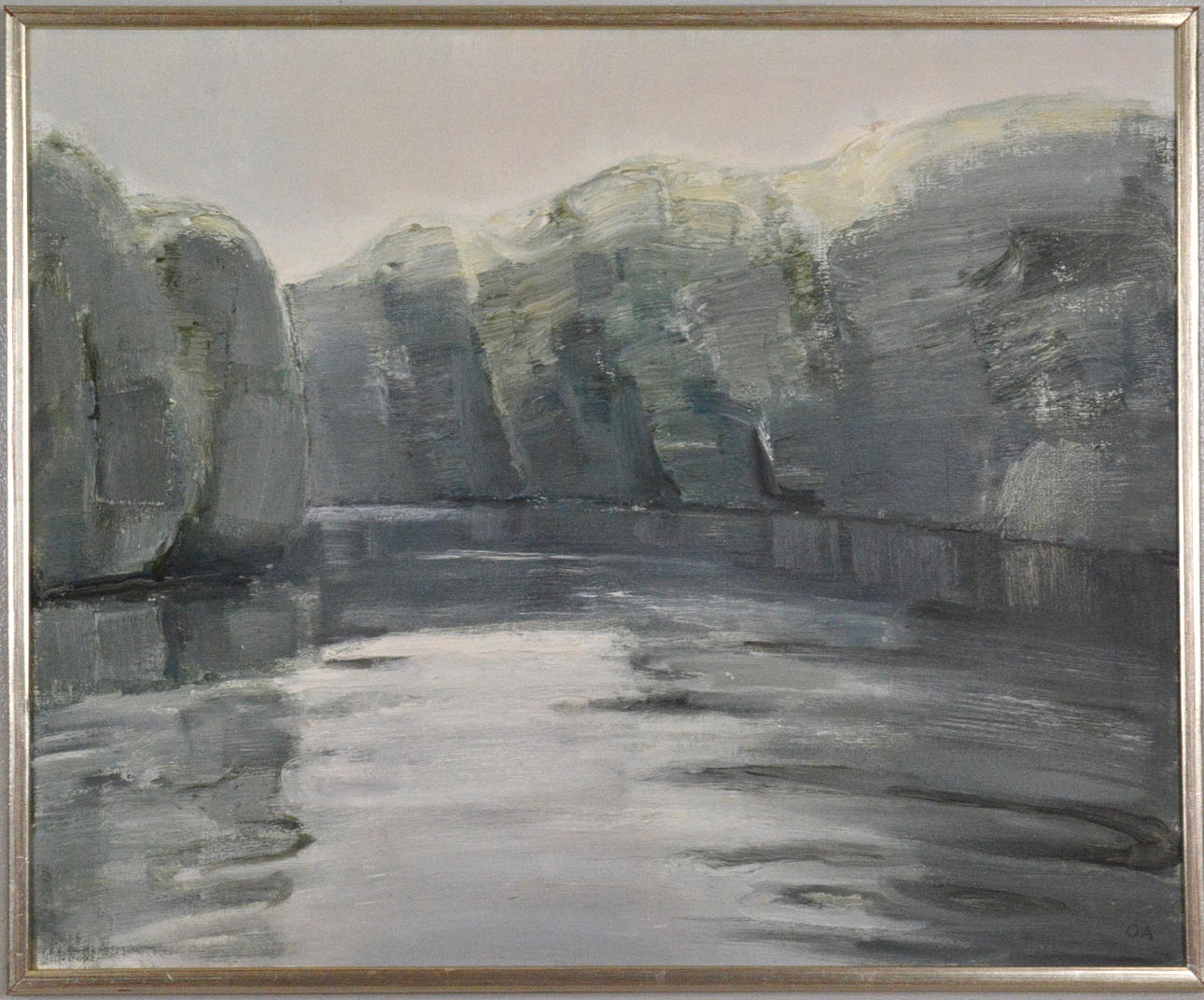 OLLE AGNELL. Olja på duk.