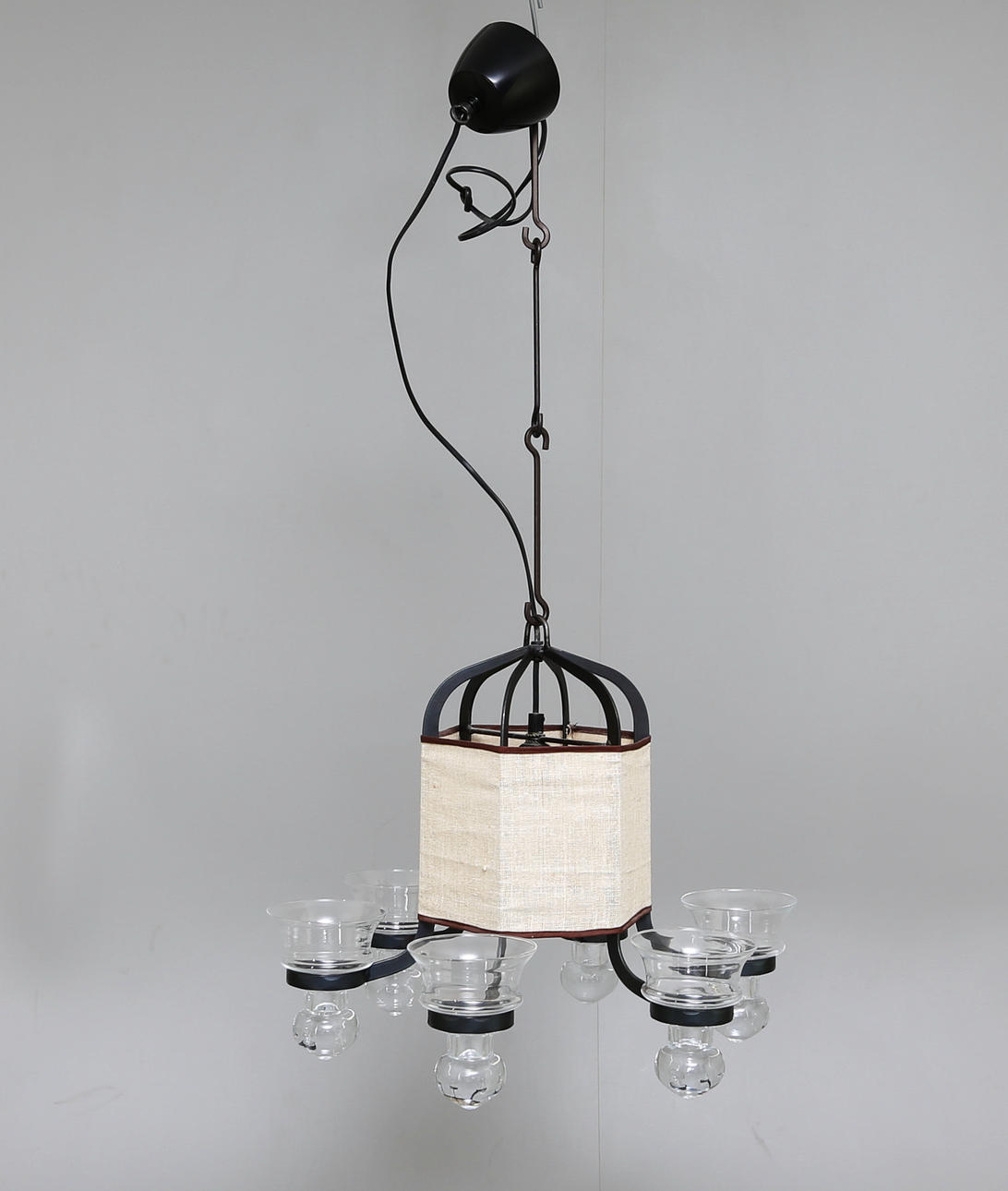 LJUSKRONA, glas och smide, Erik Höglund.