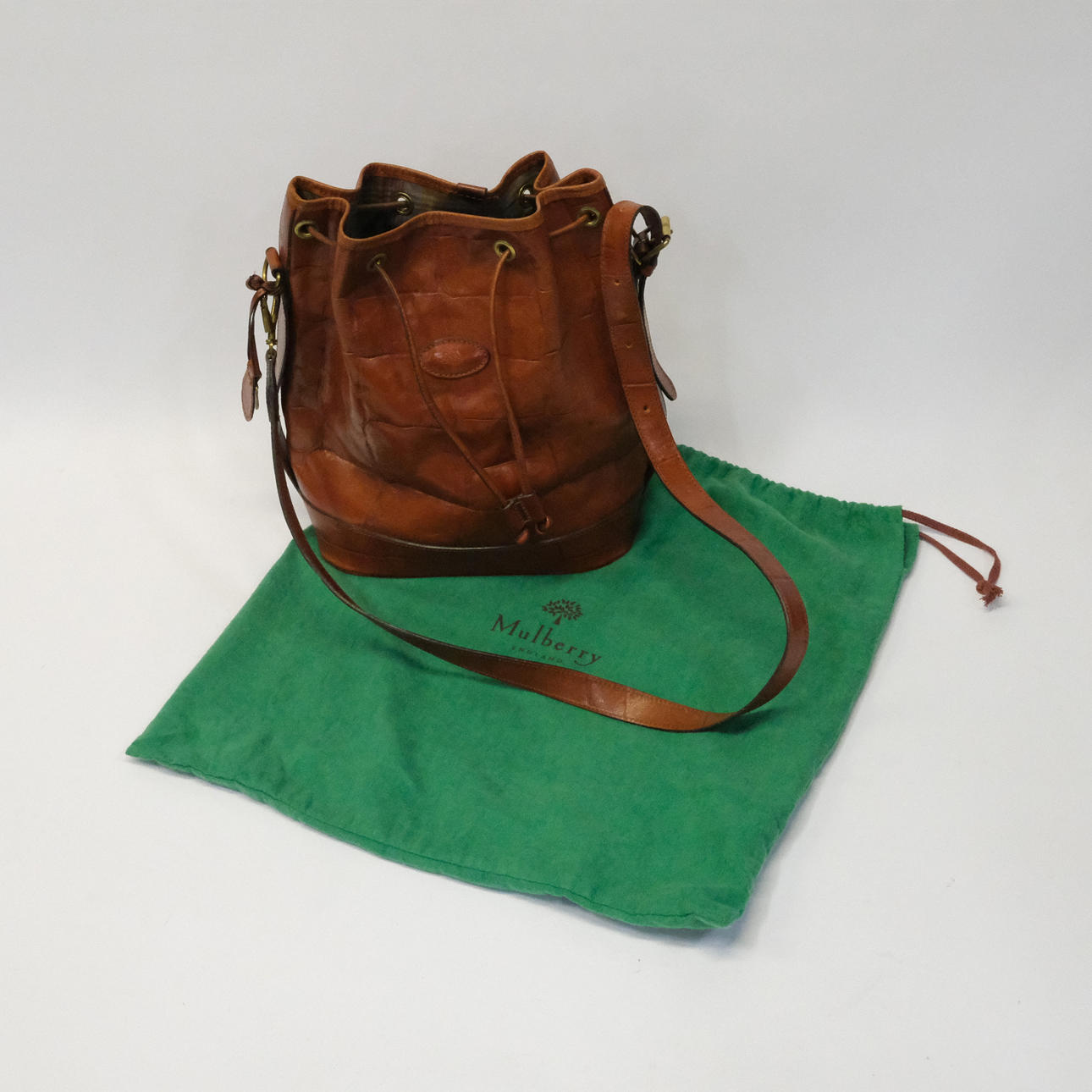 MULBERRY. HANDBAG IN LEATHER.
