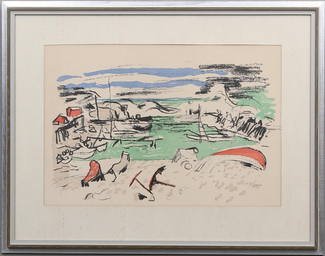 SVEN X:ET ERIXSON. Litografie, signerad och numrerad 183/300.