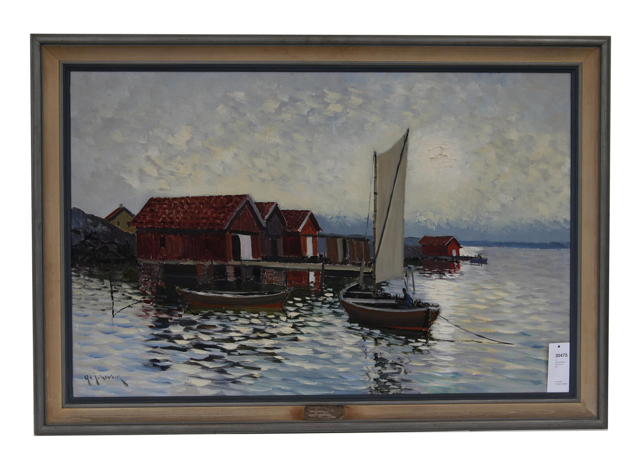 YO JOHANSSON. Olja på duk, sign.