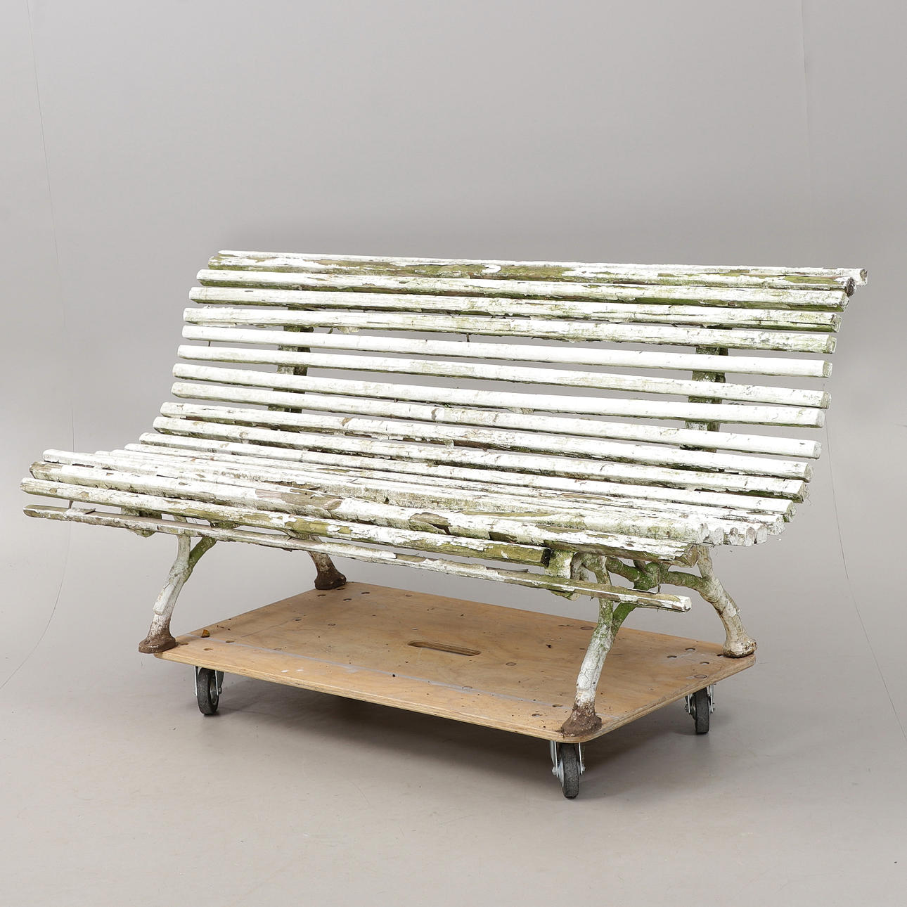 TRÄDGÅRDSSOFFA, trä/gjutjärn, 1900-tal.