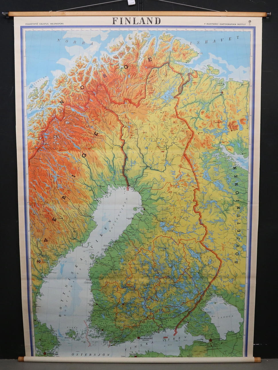 KOULU KARTTA, Suomi.