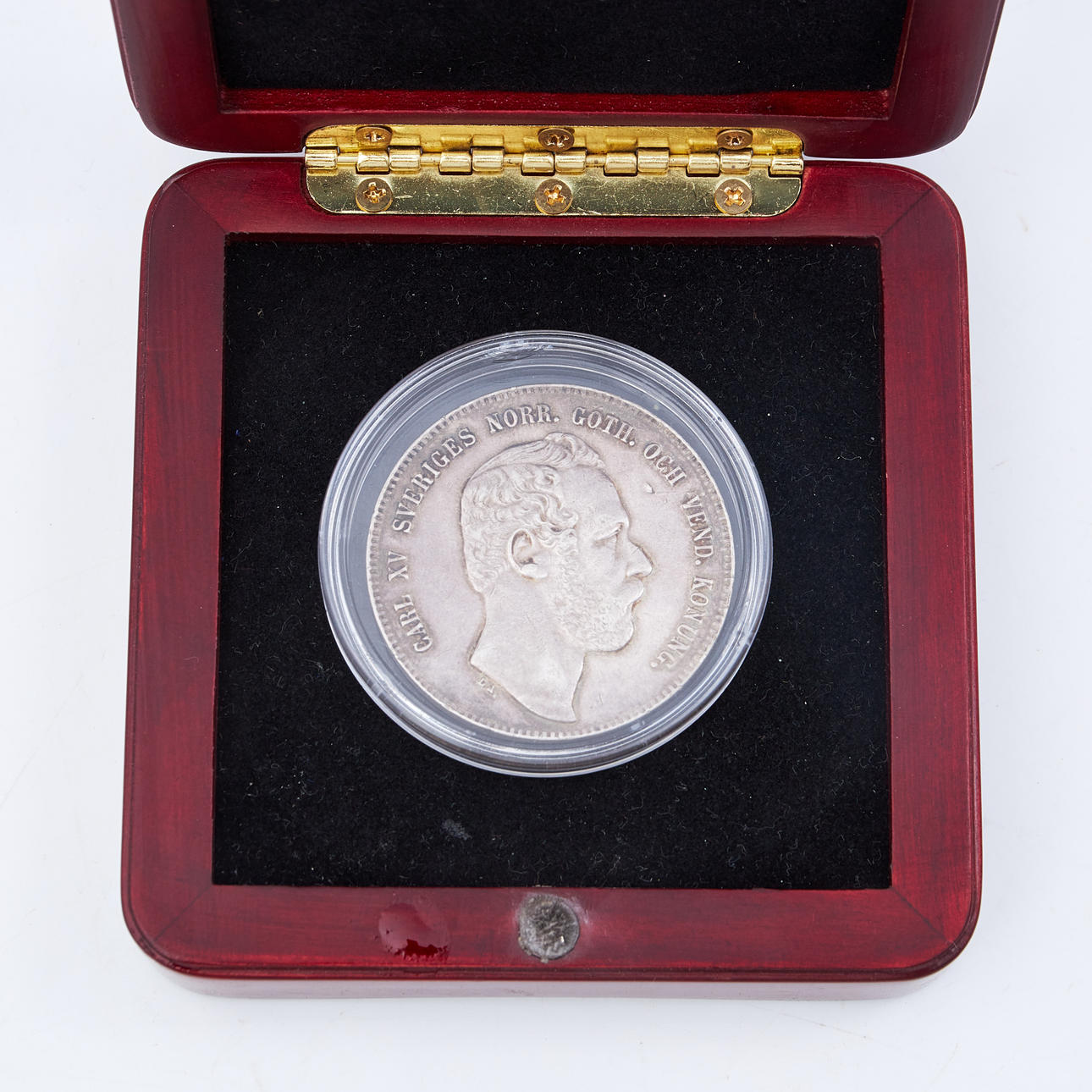 SILVER COIN. Carl XV 1871, 4 riksdaler.