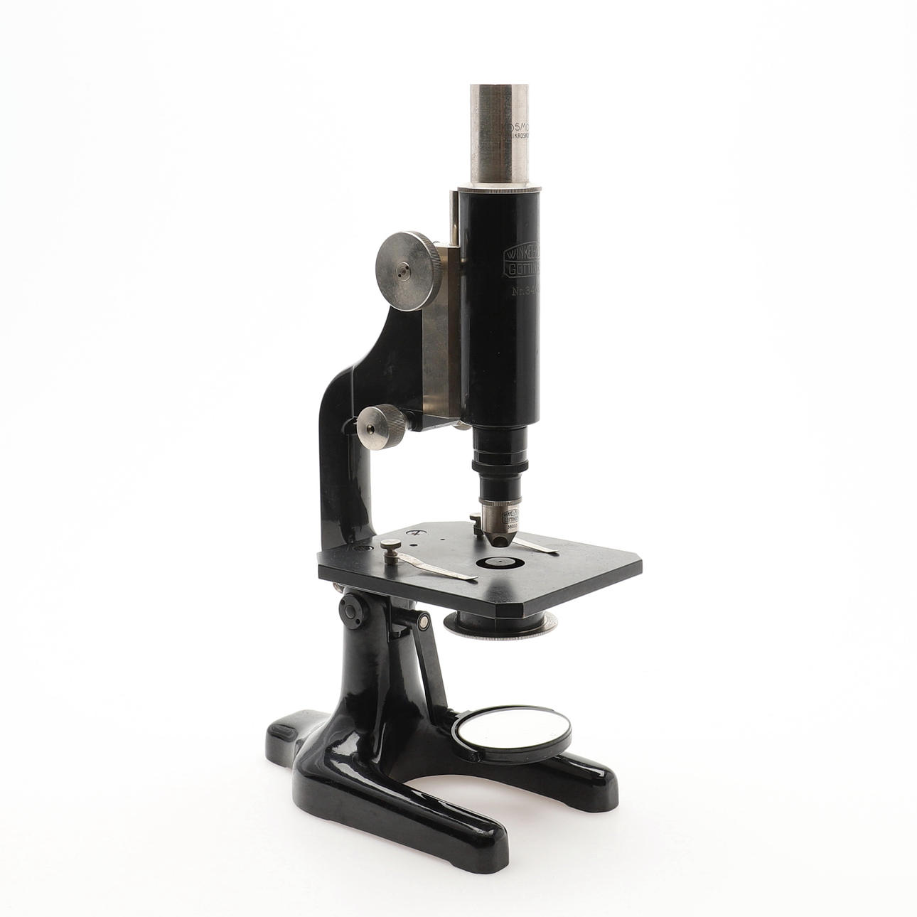 MICROSCOPE, WINKEL-ZEISS, WITH CASE. "Model C".