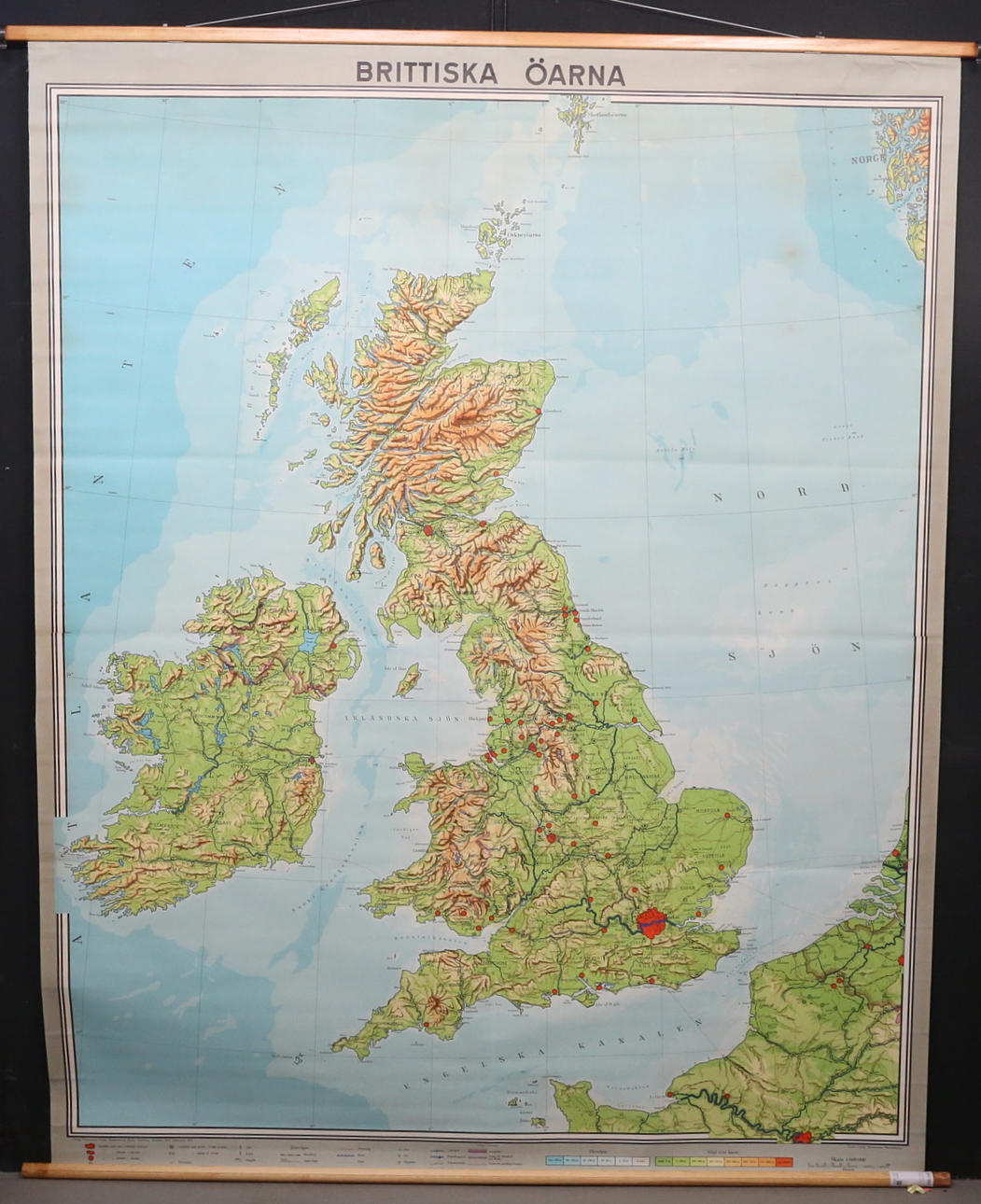 MAPA ESCOLAR, Islas Británicas.