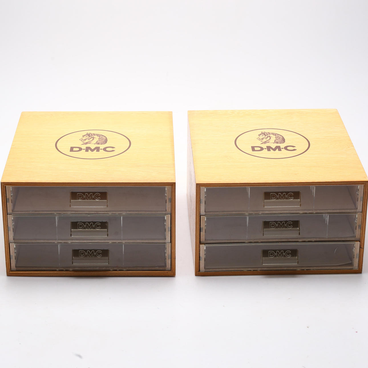 STORAGE BOXES FOR EMBROIDERY YARN, 2 pcs, DMC.