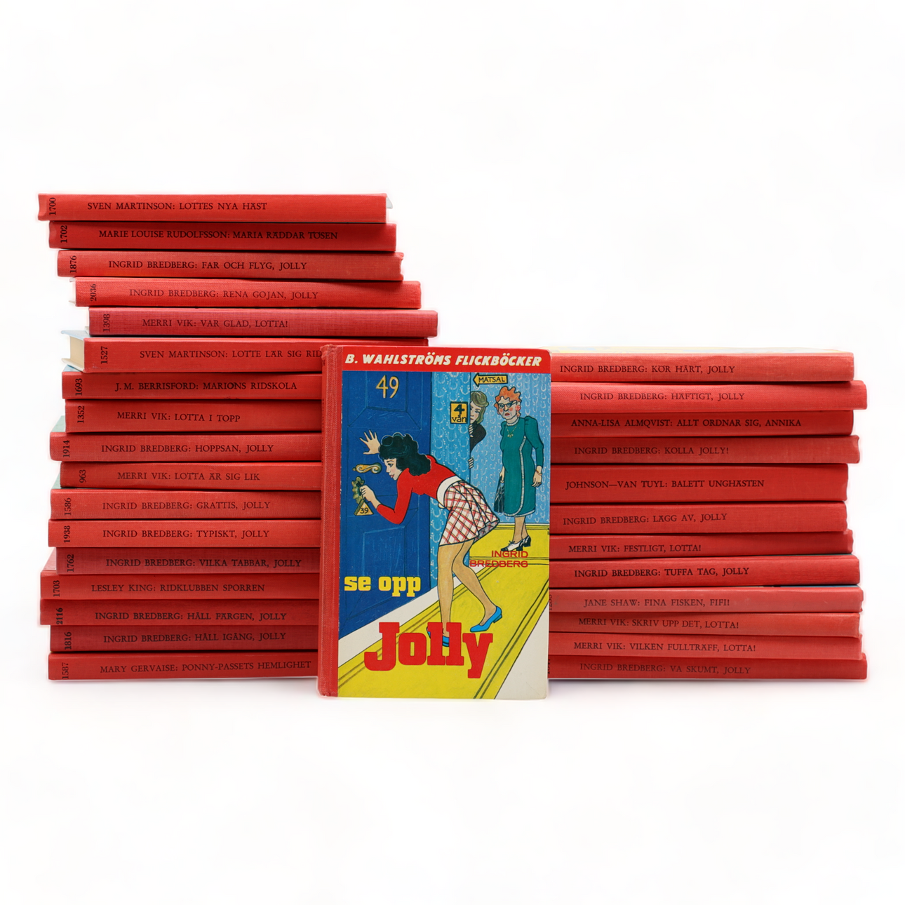 FLICKBÖCKER, 30 st, B Wahlströms, 1970-talet.