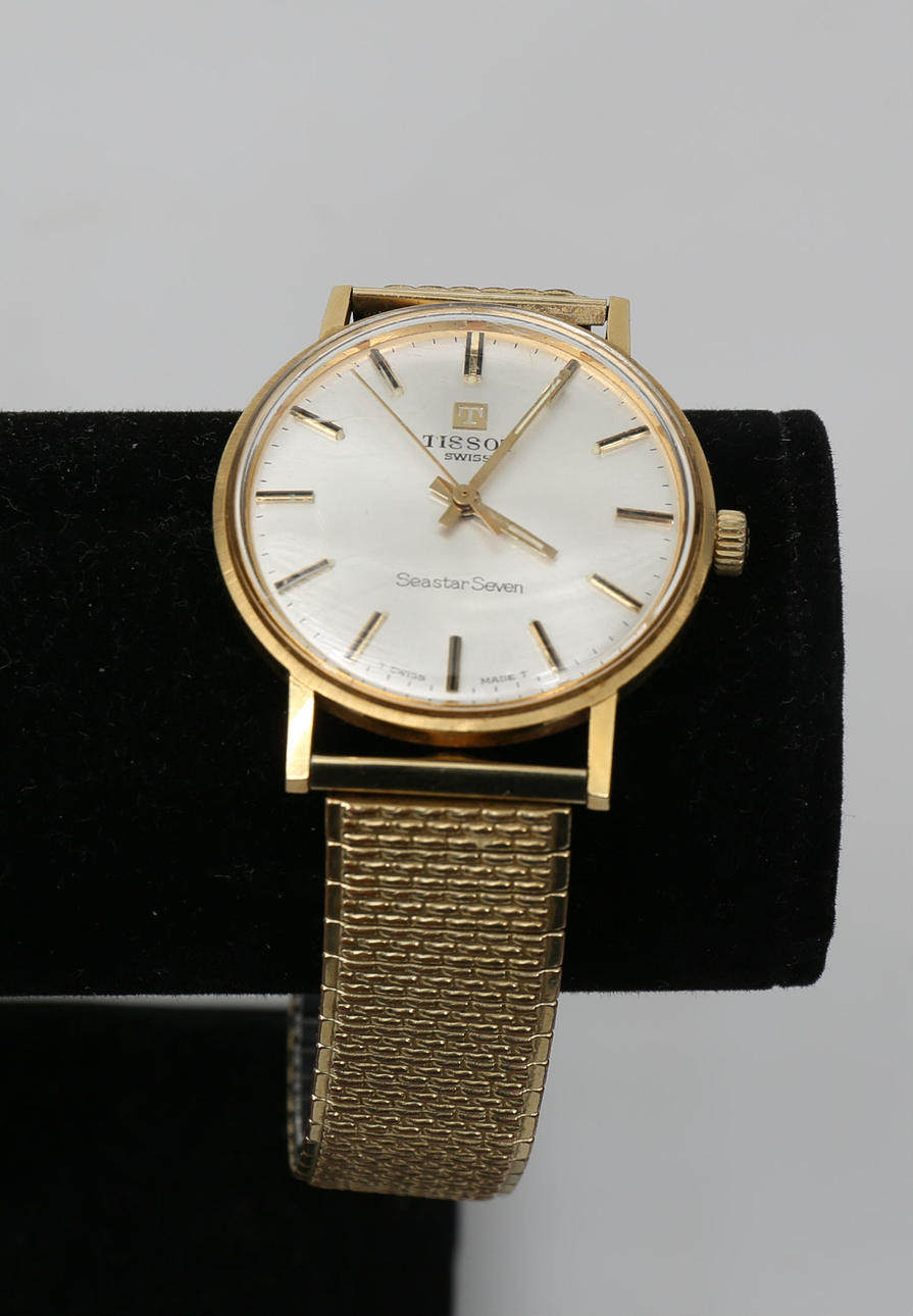 ARMBANDSUR, Tissot, Seastar Seven, uret 18 K guld.