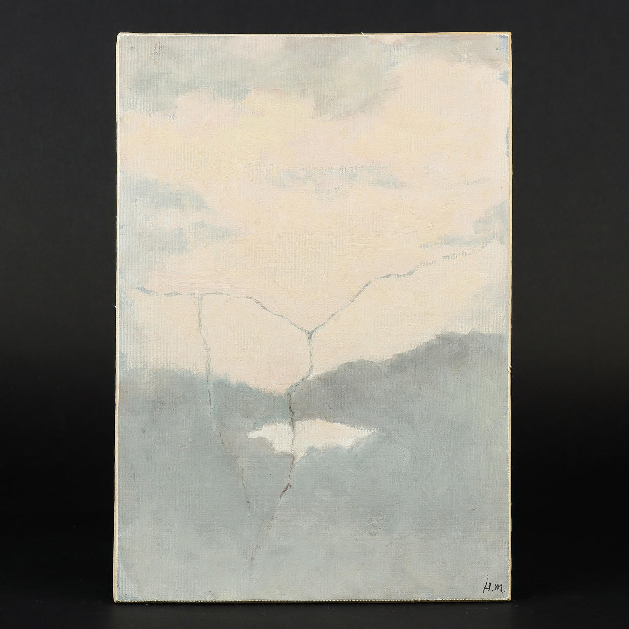 HARRY MOBERG. Oil on canvas, signed.