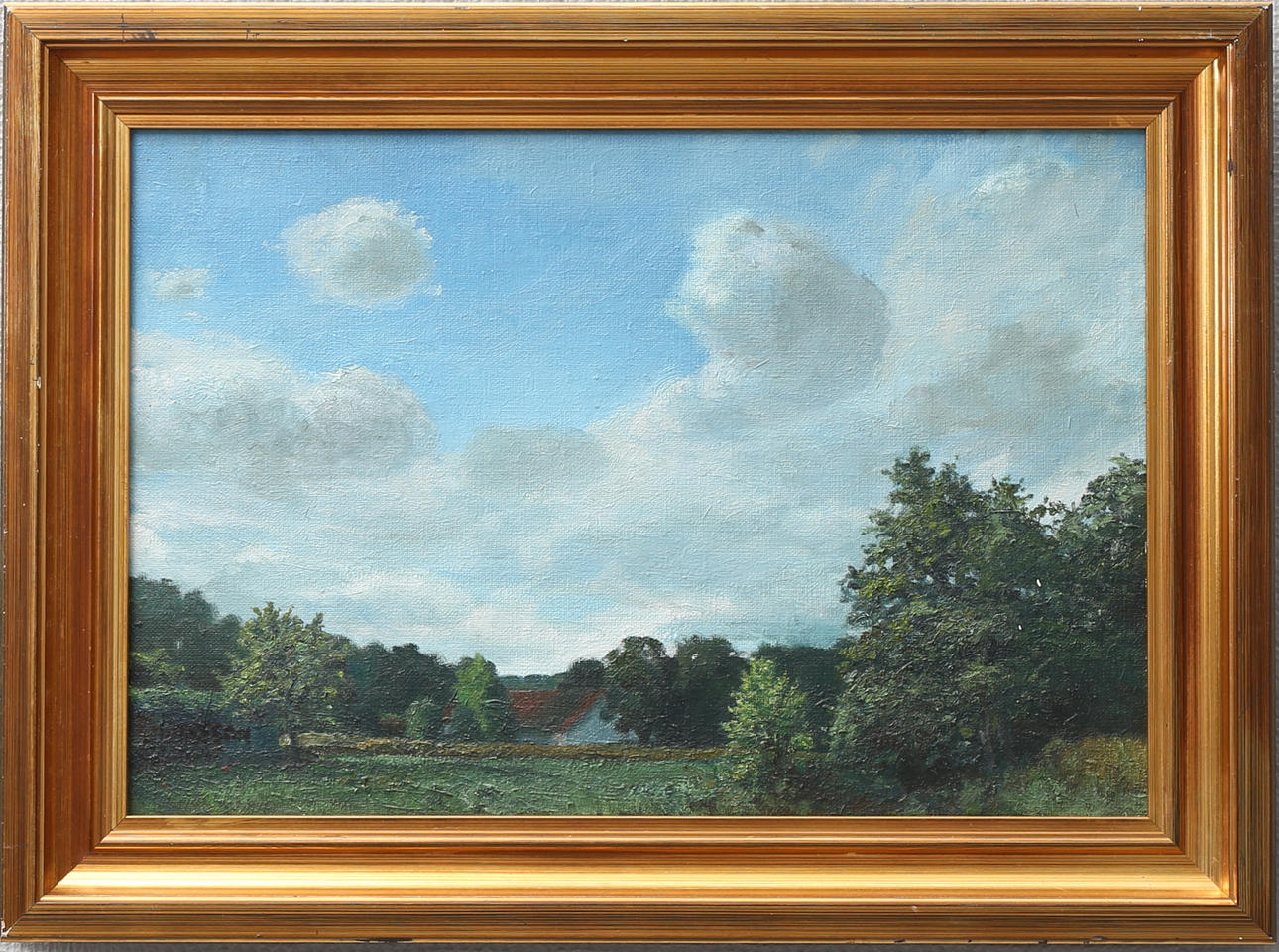 GERT HANSSON. Landskap. Olja på duk, signerad.