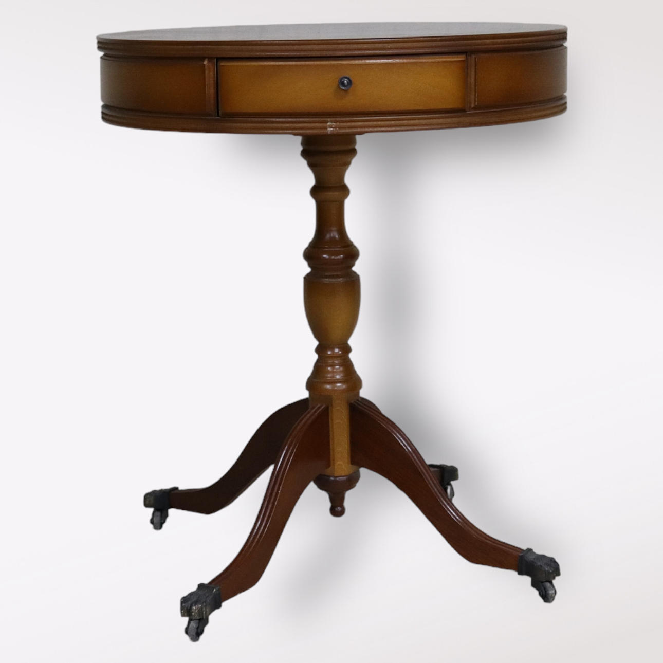 MESA AUXILIAR, caoba, estilo inglés, década de 1900.