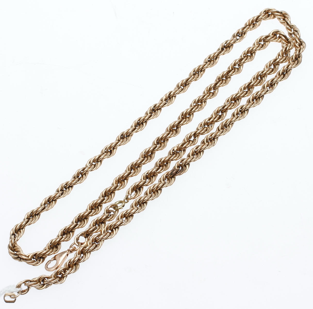 KEDJA, 10k guld, vikt ca 21,9 gram.