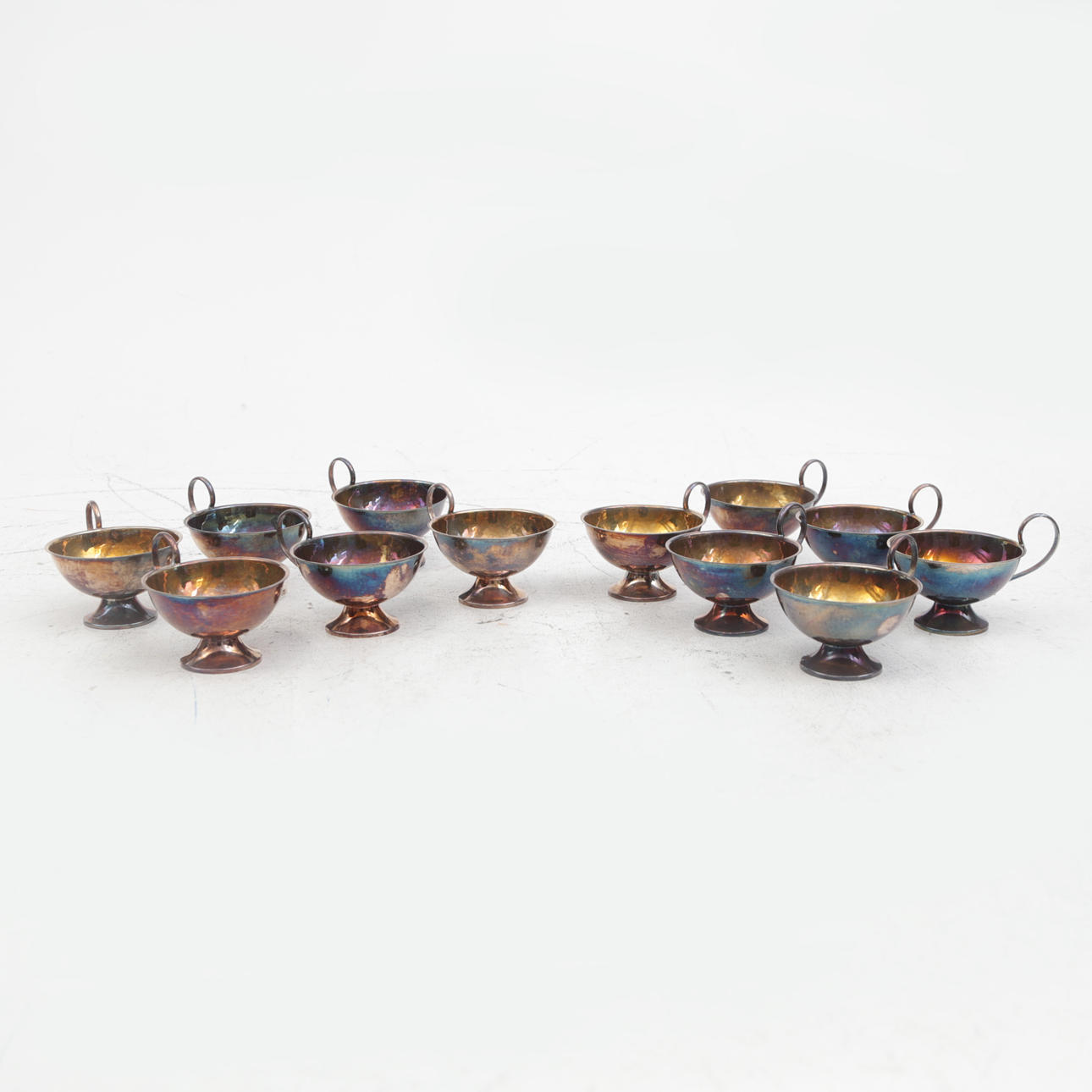 KRUS, 12 stk, sølv.