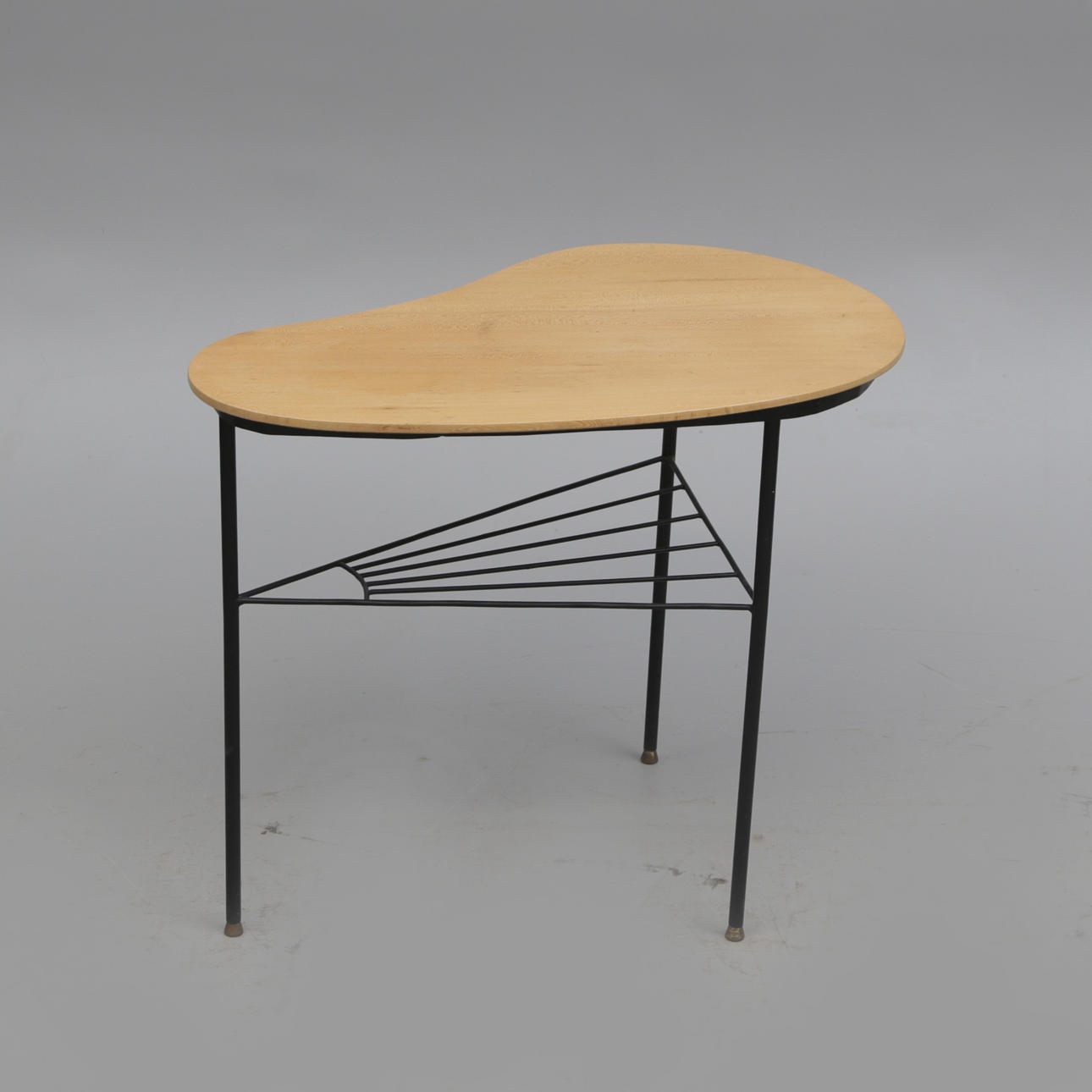 SOFFBORD, trä/metall, 1900-tal.