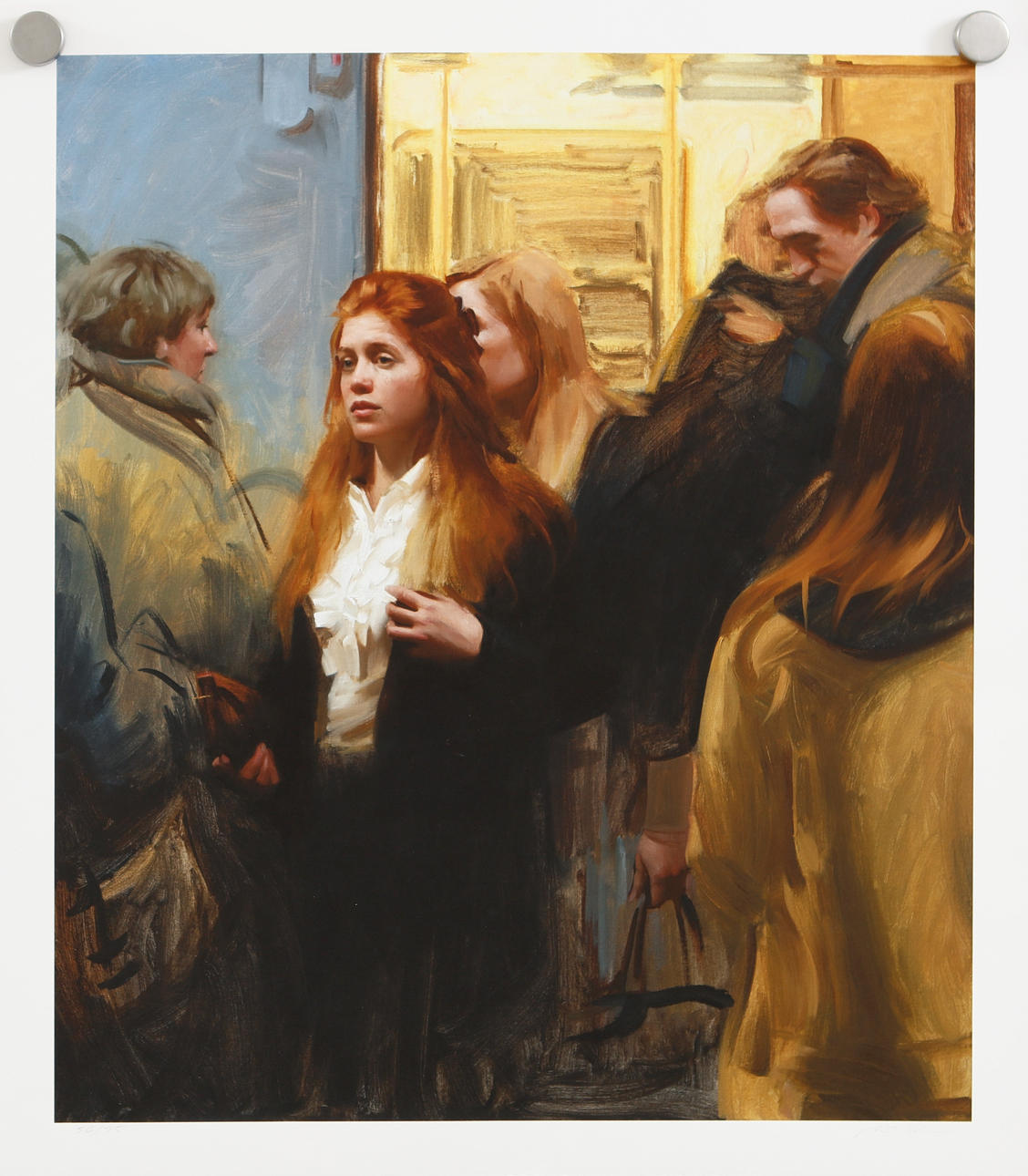 NICK ALM. "Subway", pigment print, signed and numbered 56/95.