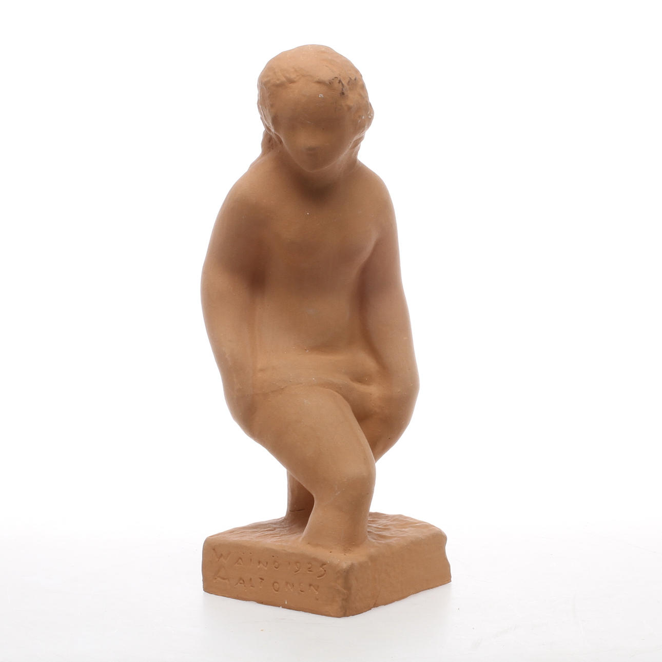 WAINÖ AALTONEN. Kvinna, keramik, signerad och daterad 1925, numrerad 31/500.