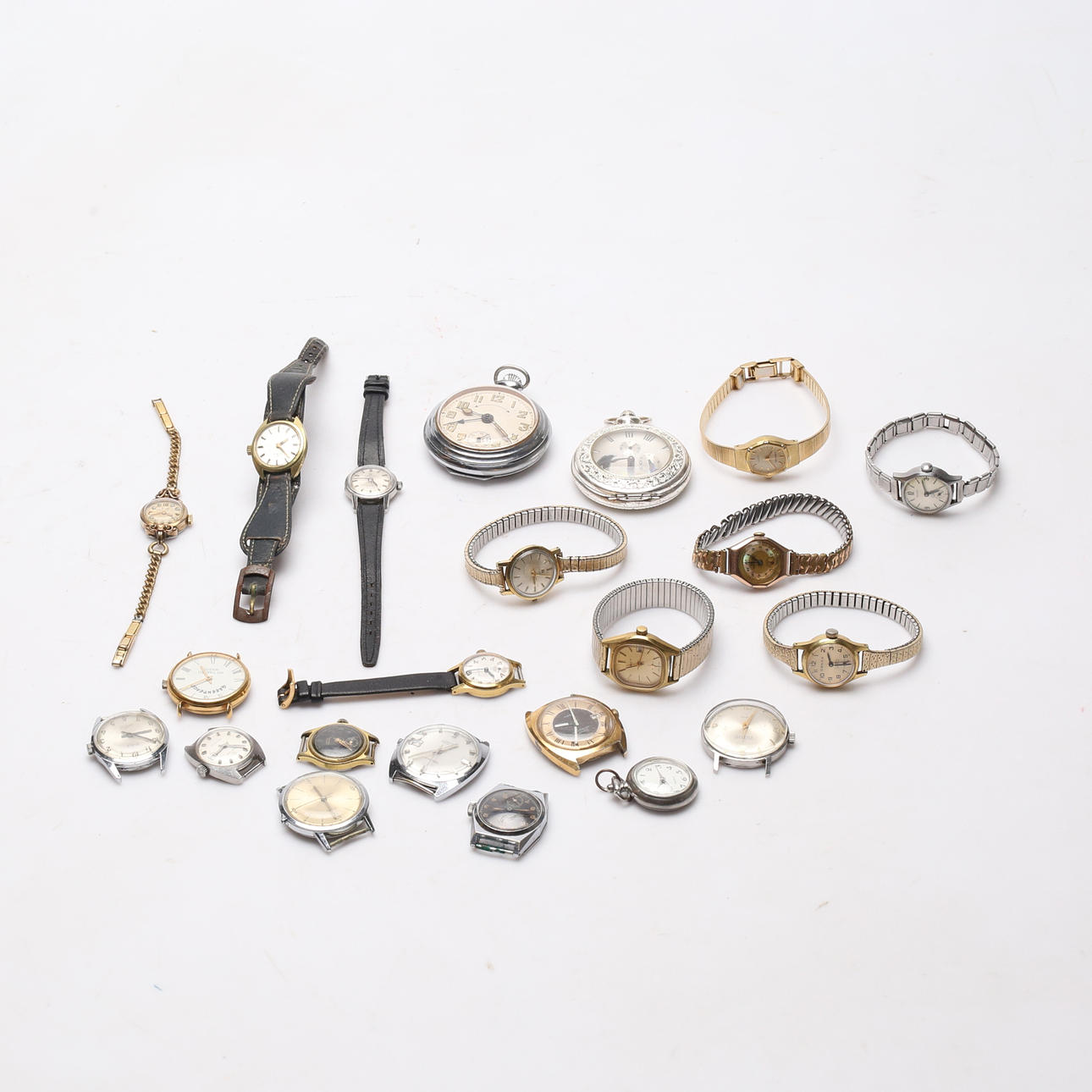 WRIST WATCH AND POCKET WATCH.