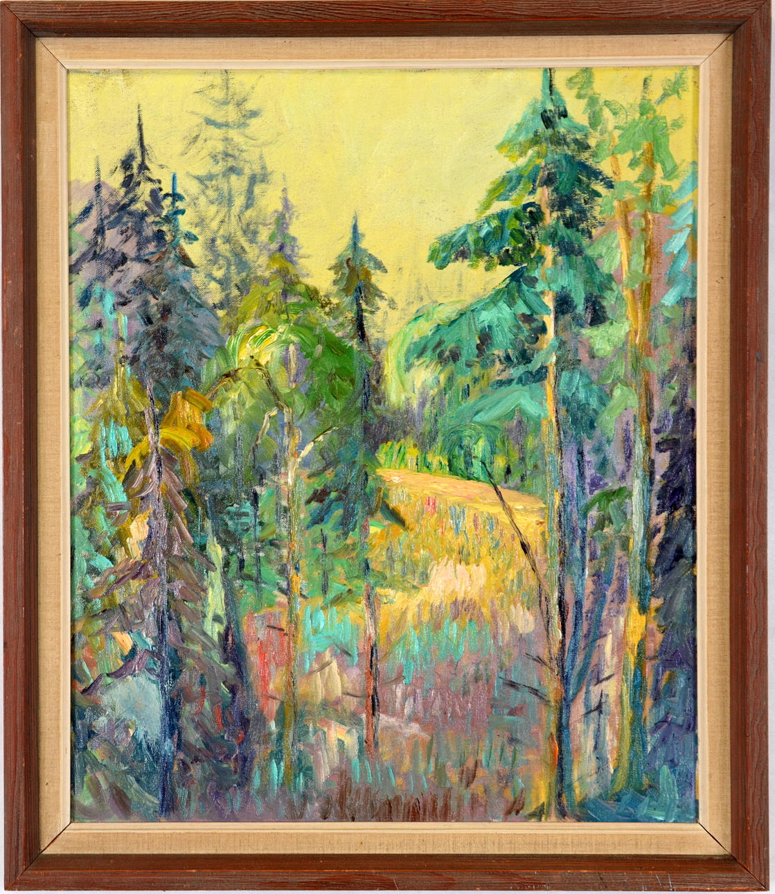 RAGNAR KRAUGERUD. TILLSKRIVEN. Olja på duk.