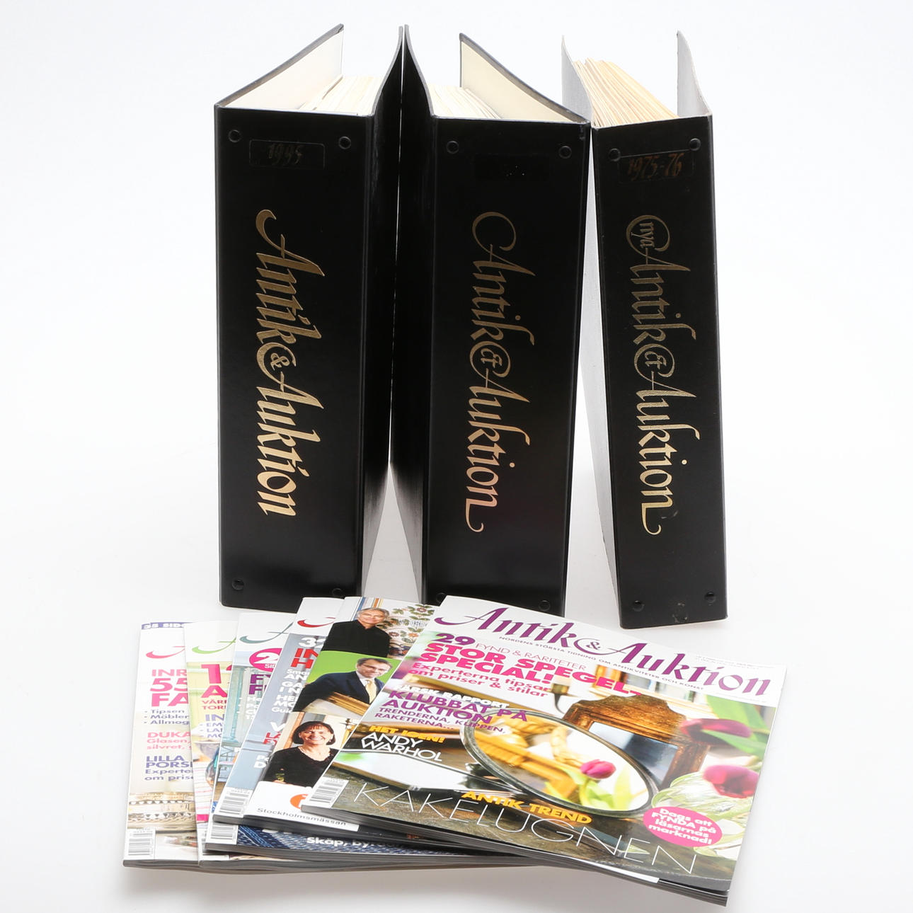 TIDSKRIFTER, ANTIK & AUKTION, 1975-2011.