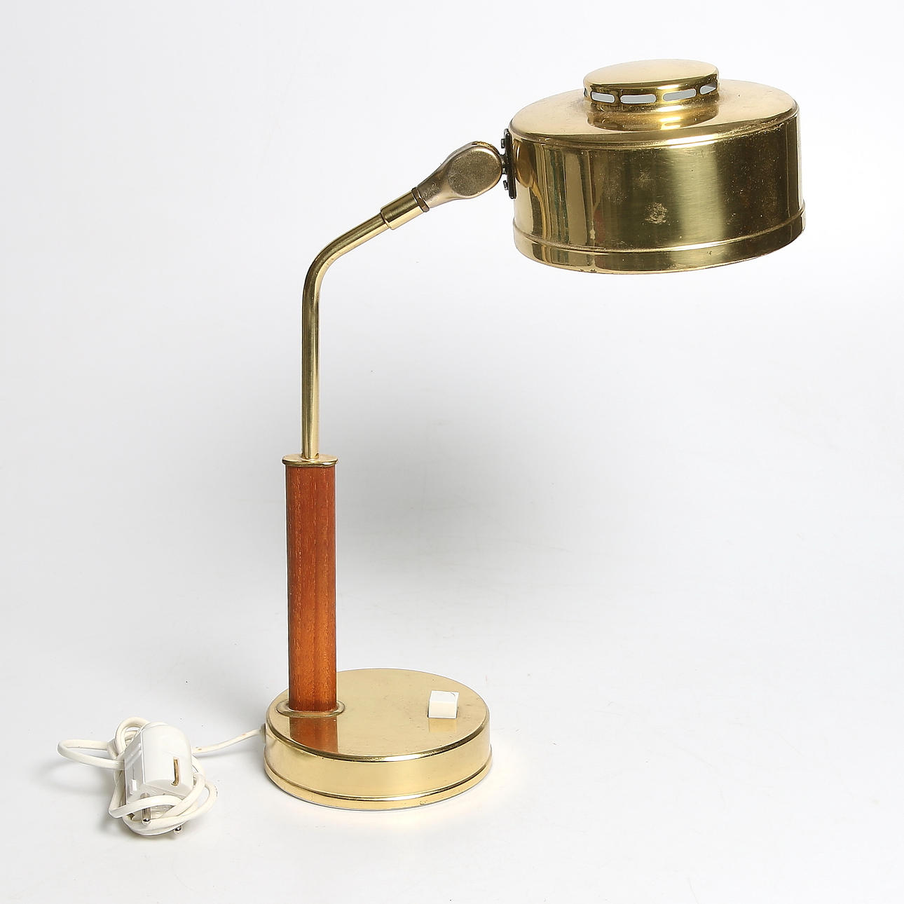 BORDSLAMPA, Bäcklunds Järn och Smide, Skellefteå, 1900-talets mitt.