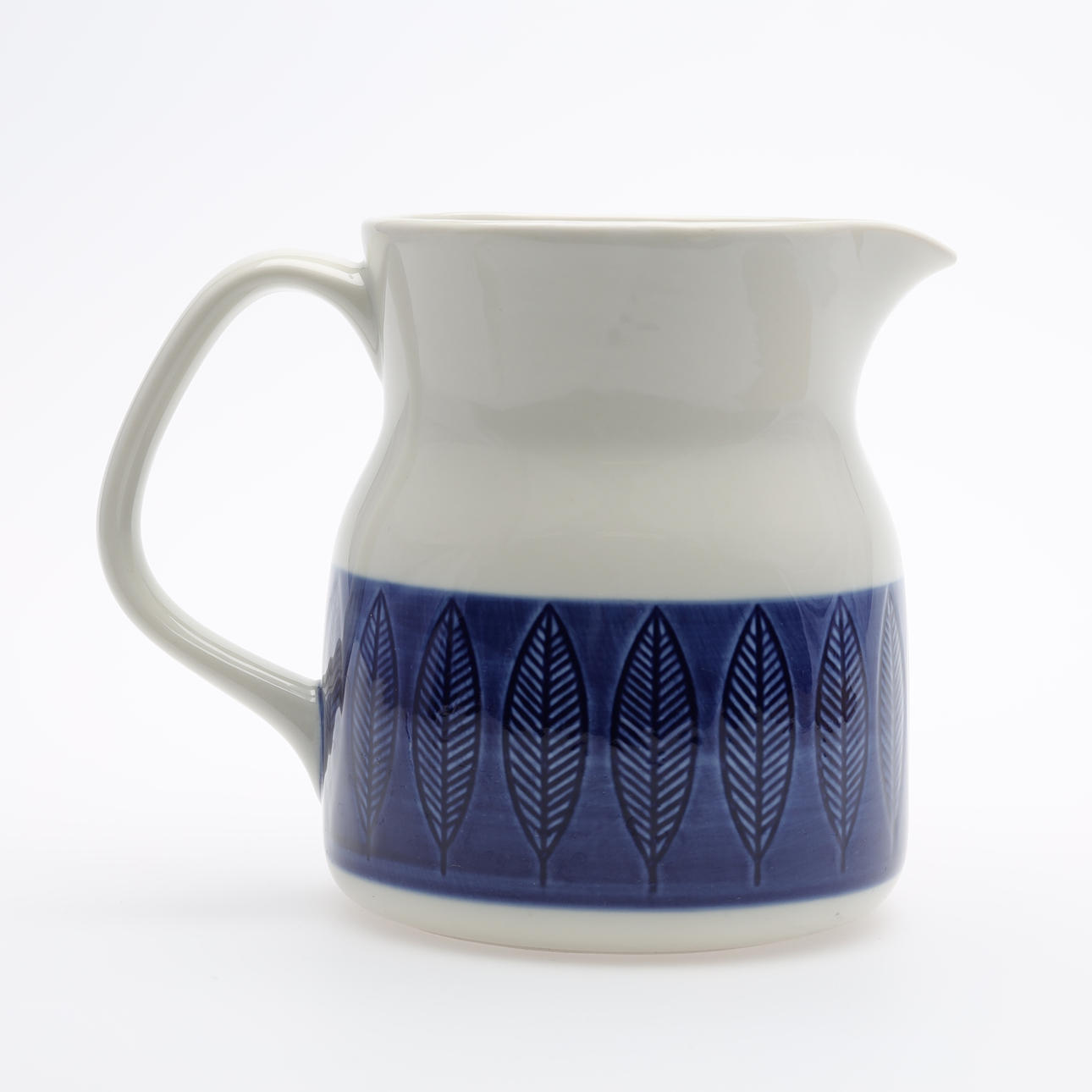 HERTHA BENGTSSON. POT, "boil blue" Rörstrand.