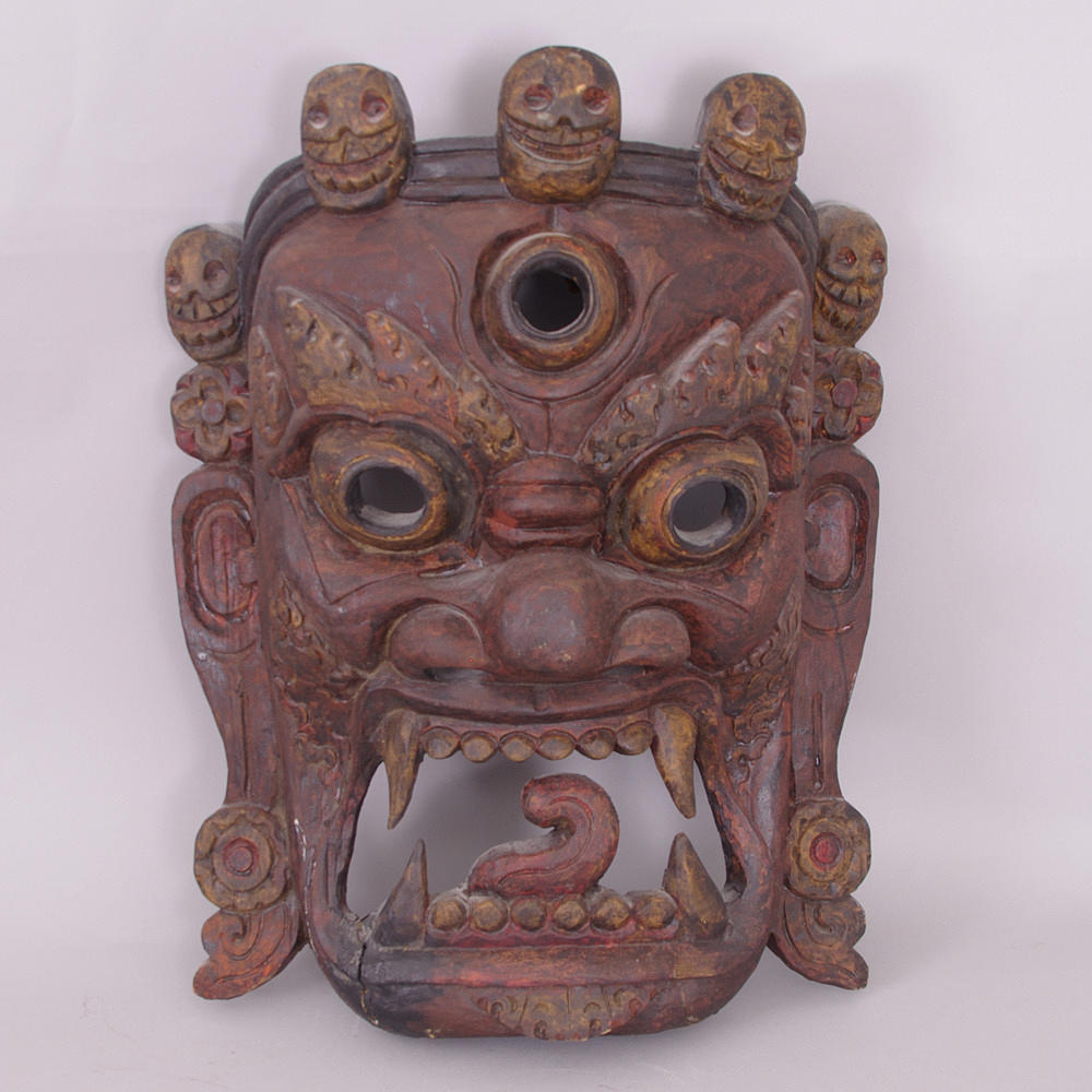 MASK, skuret trä, Sydamerika.