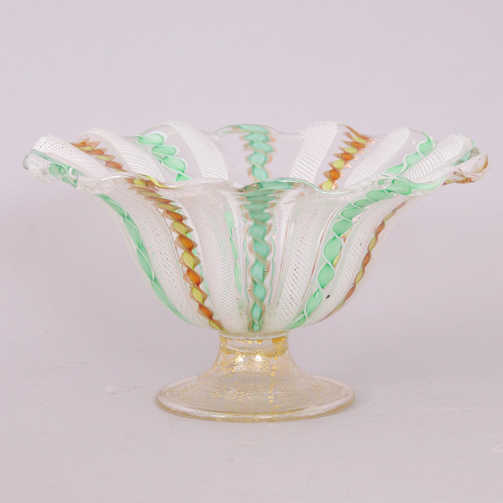 SKÅL, konstglas, Murano, Italien.