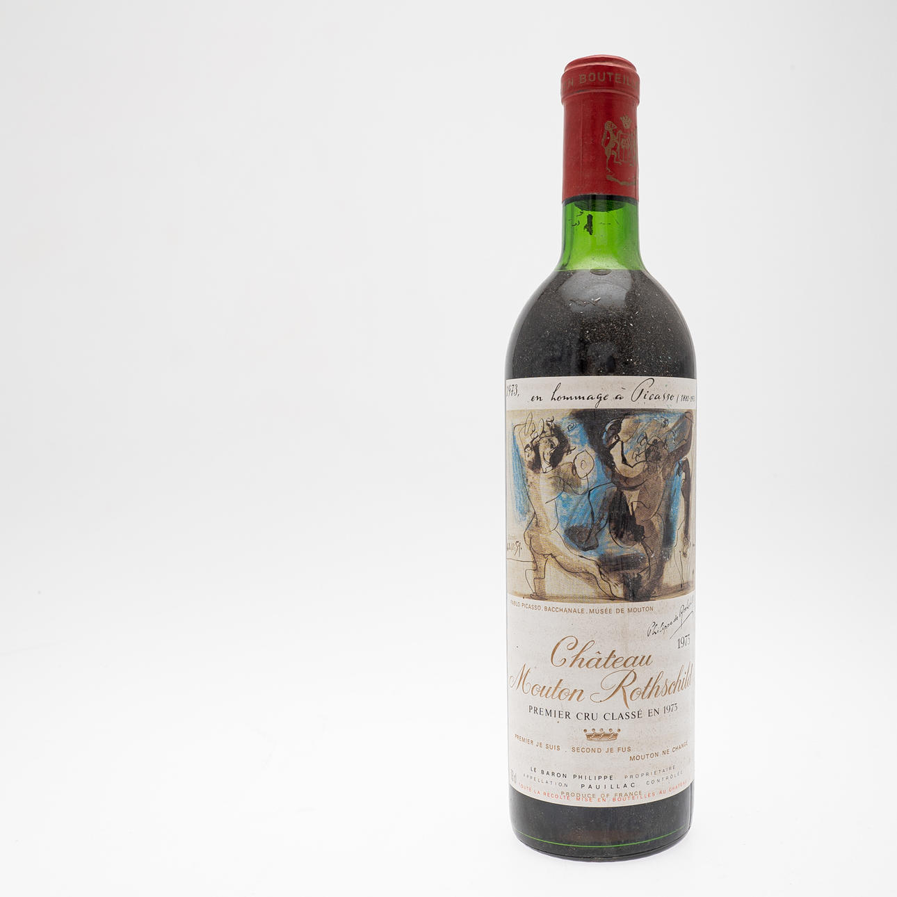 Wine / Red Wine, Château Mouton Rothschild, 1973, France. Wine