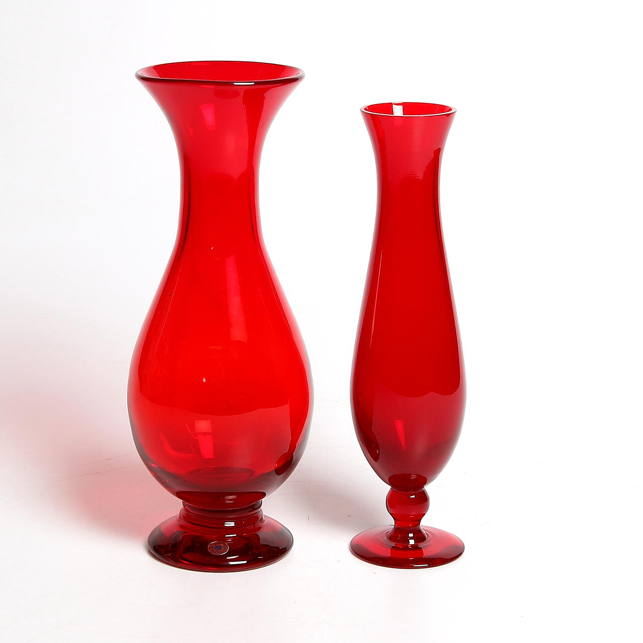 VASER, 2 st, glas, Reijmyre, 1900-talets andra hälft.