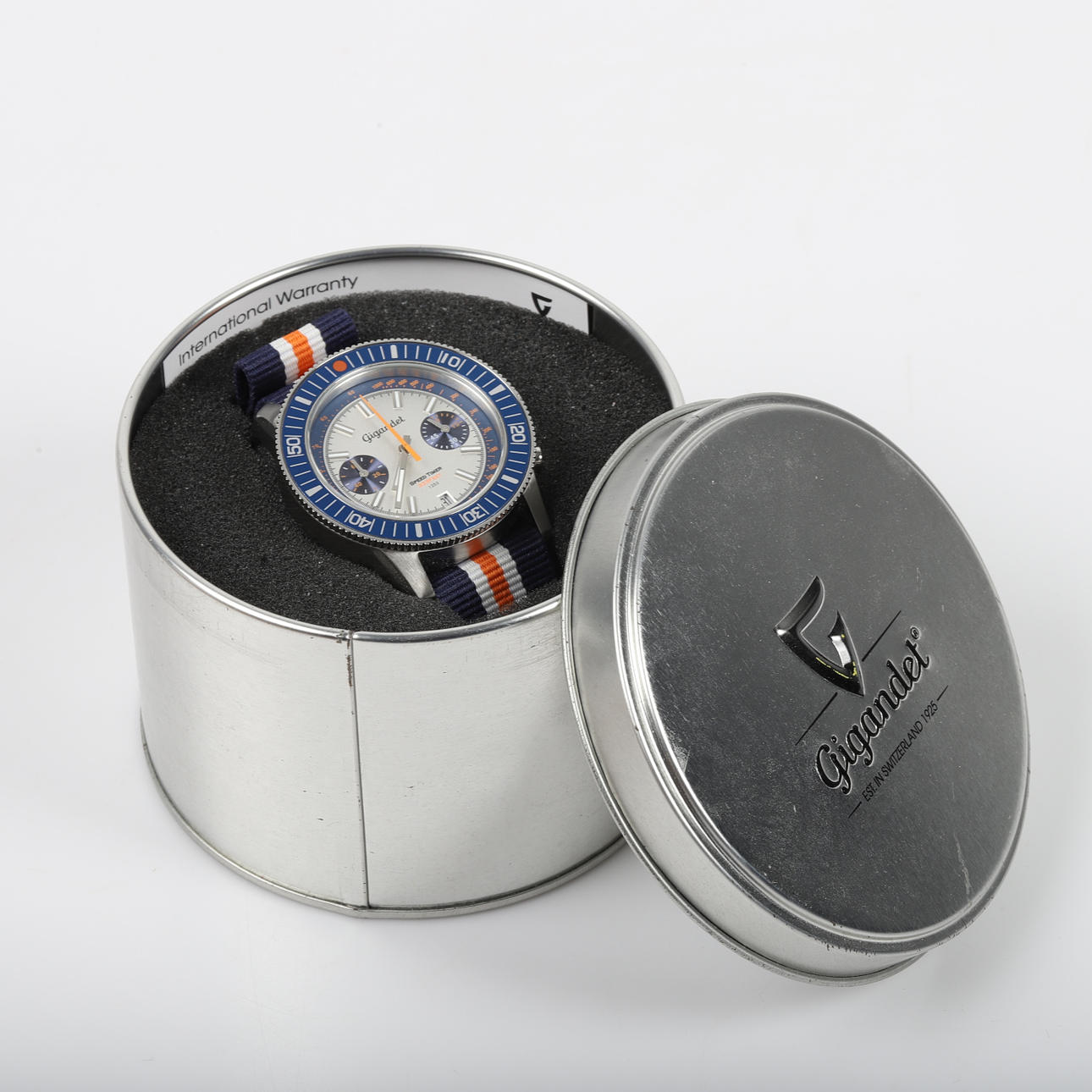 WRIST WATCH, Gigandet Speed ​​Timer Chronograph, steel.