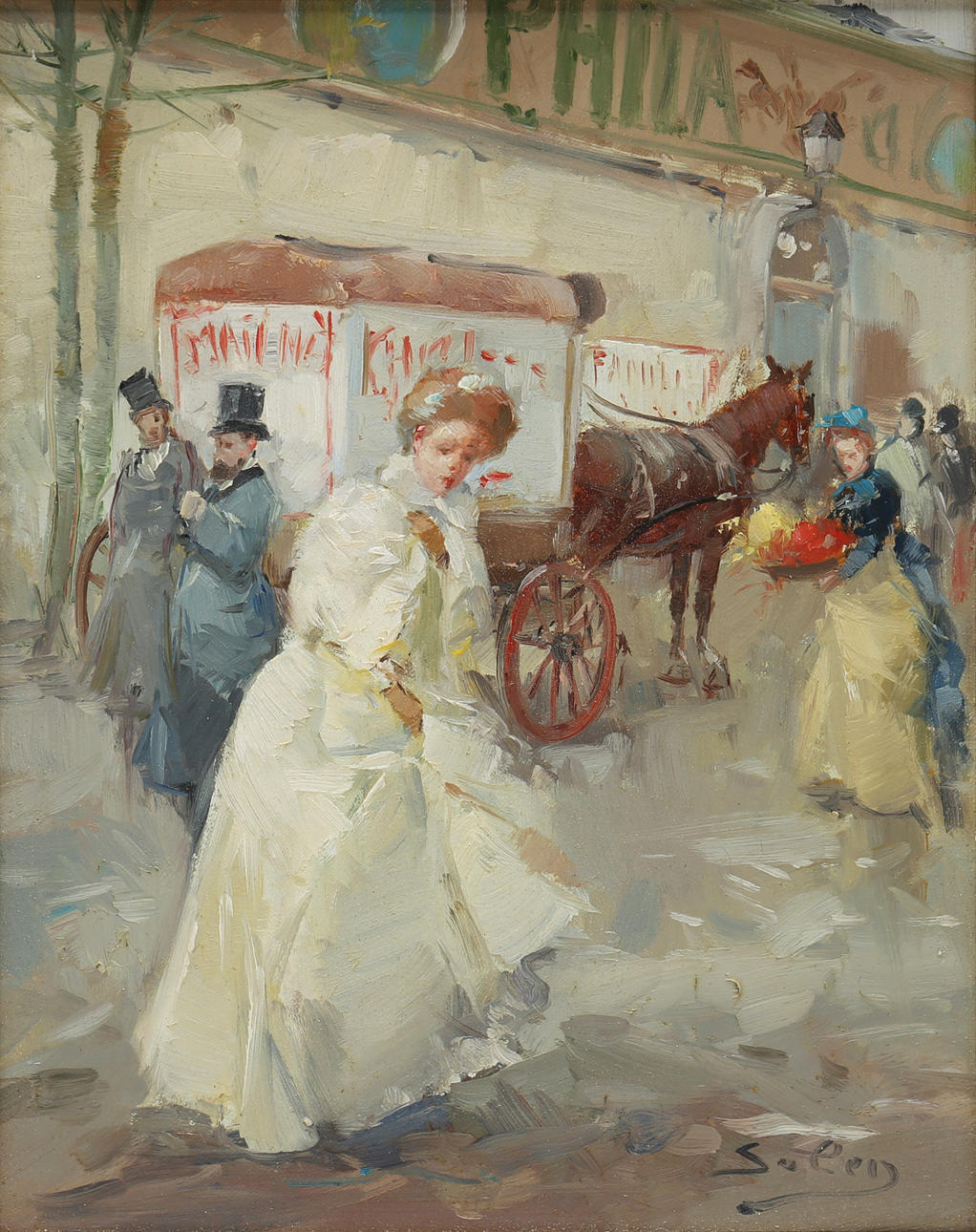 JUAN SOLER. Una joven en París.